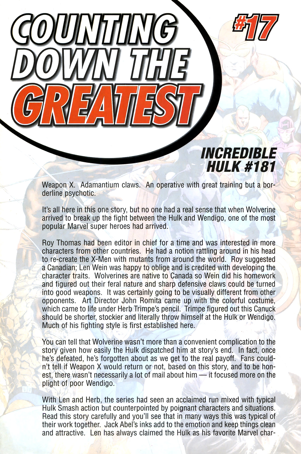 Read online The 100 Greatest Marvels of All Time comic -  Issue #3 - 4