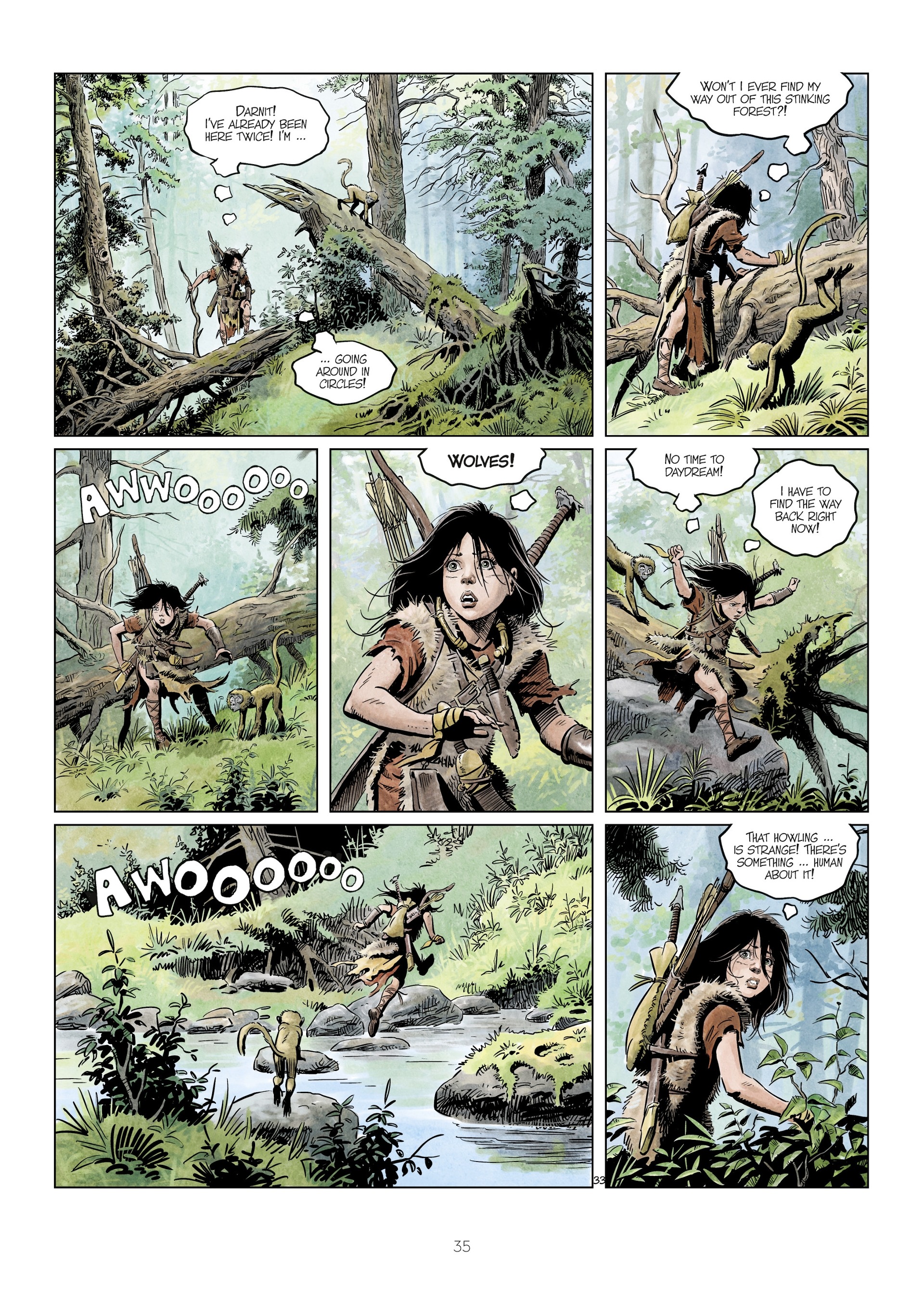 Read online The World of Thorgal: Wolfcub comic -  Issue #5 - 37