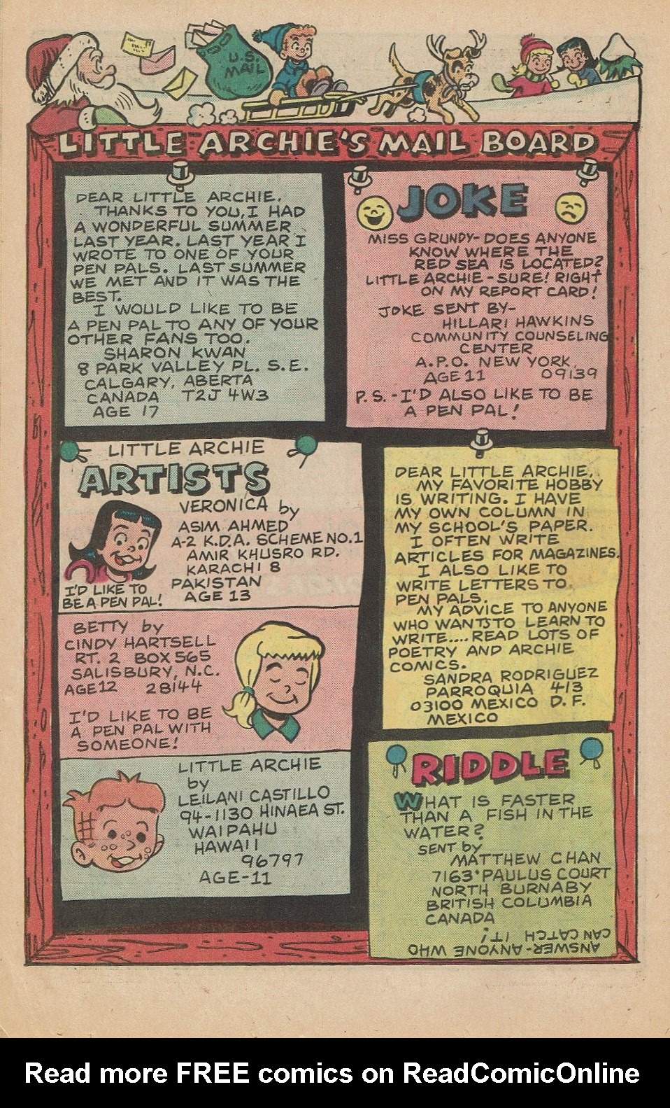 Read online The Adventures of Little Archie comic -  Issue #180 - 22