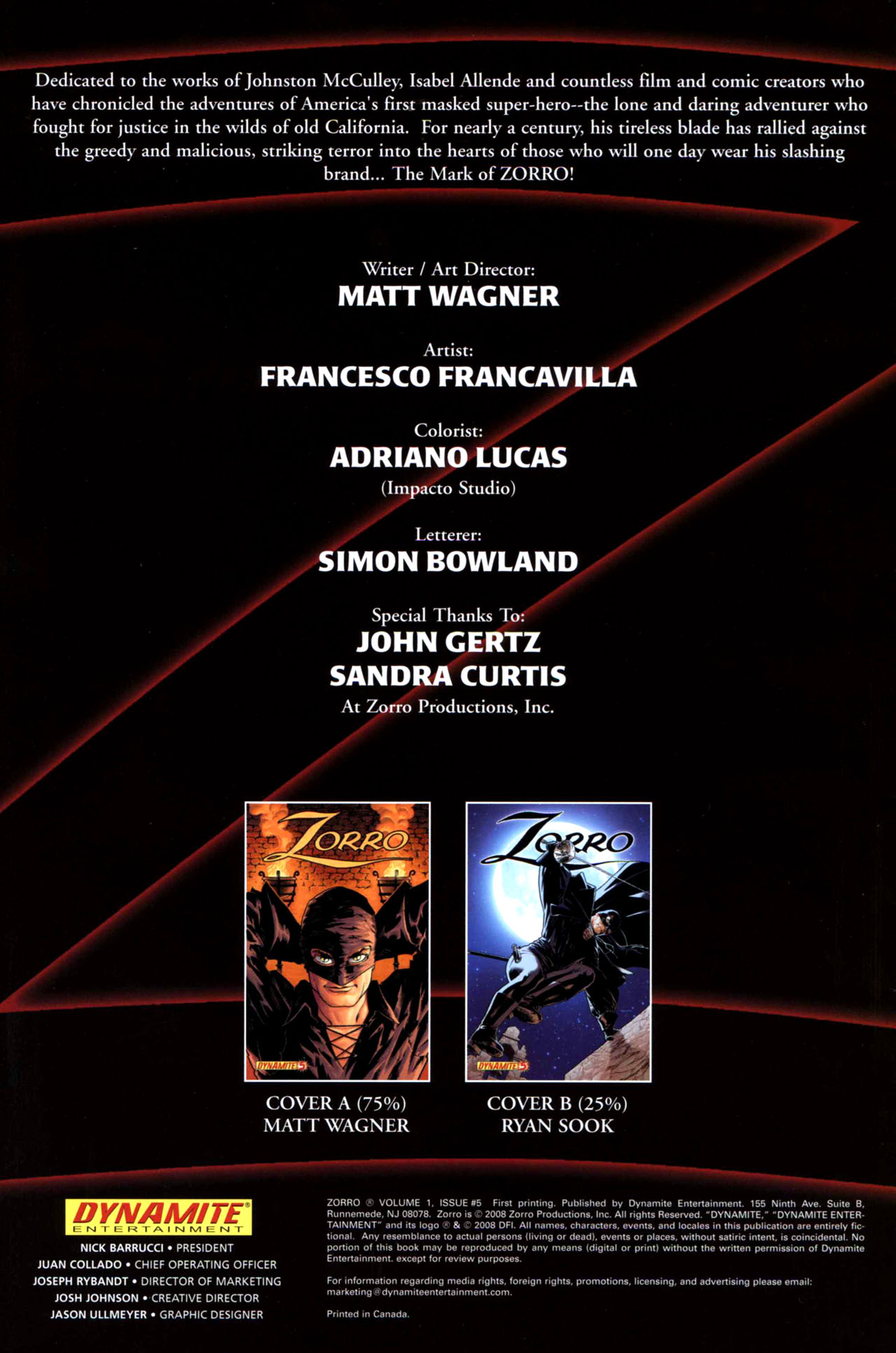 Read online Zorro (2008) comic -  Issue #5 - 2