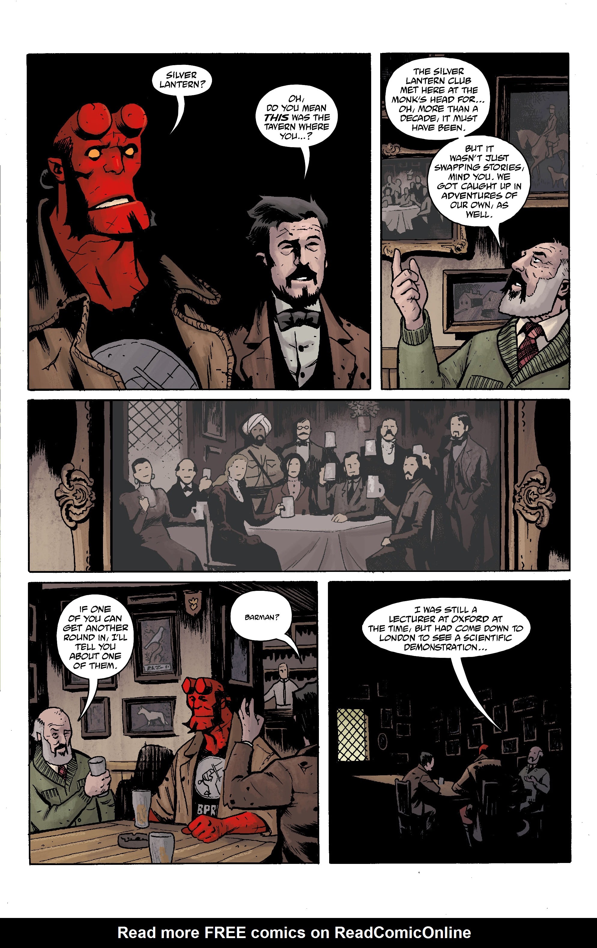Read online Hellboy: The Silver Lantern Club comic -  Issue #1 - 5