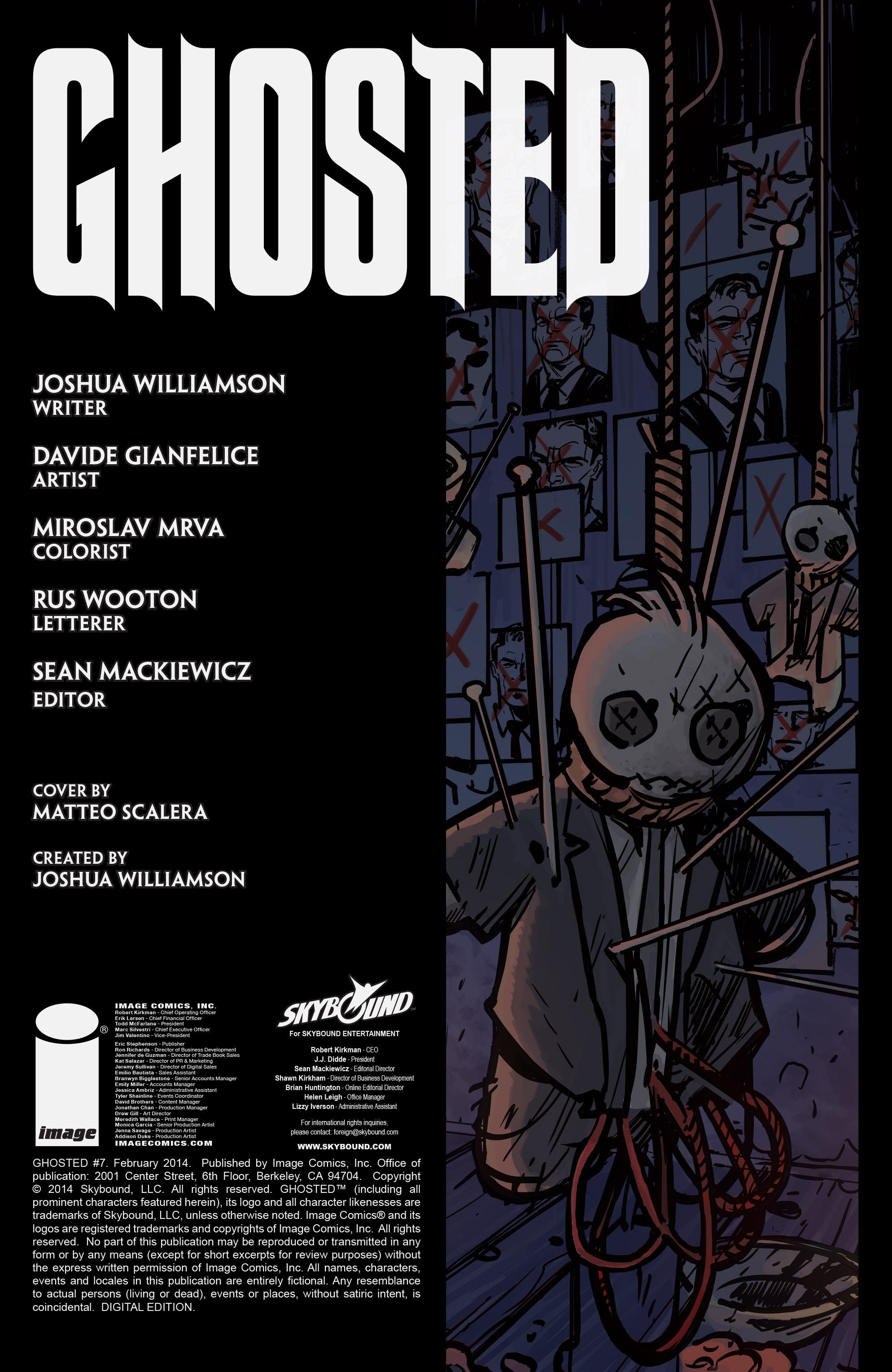 Read online Ghosted comic -  Issue #7 - 2