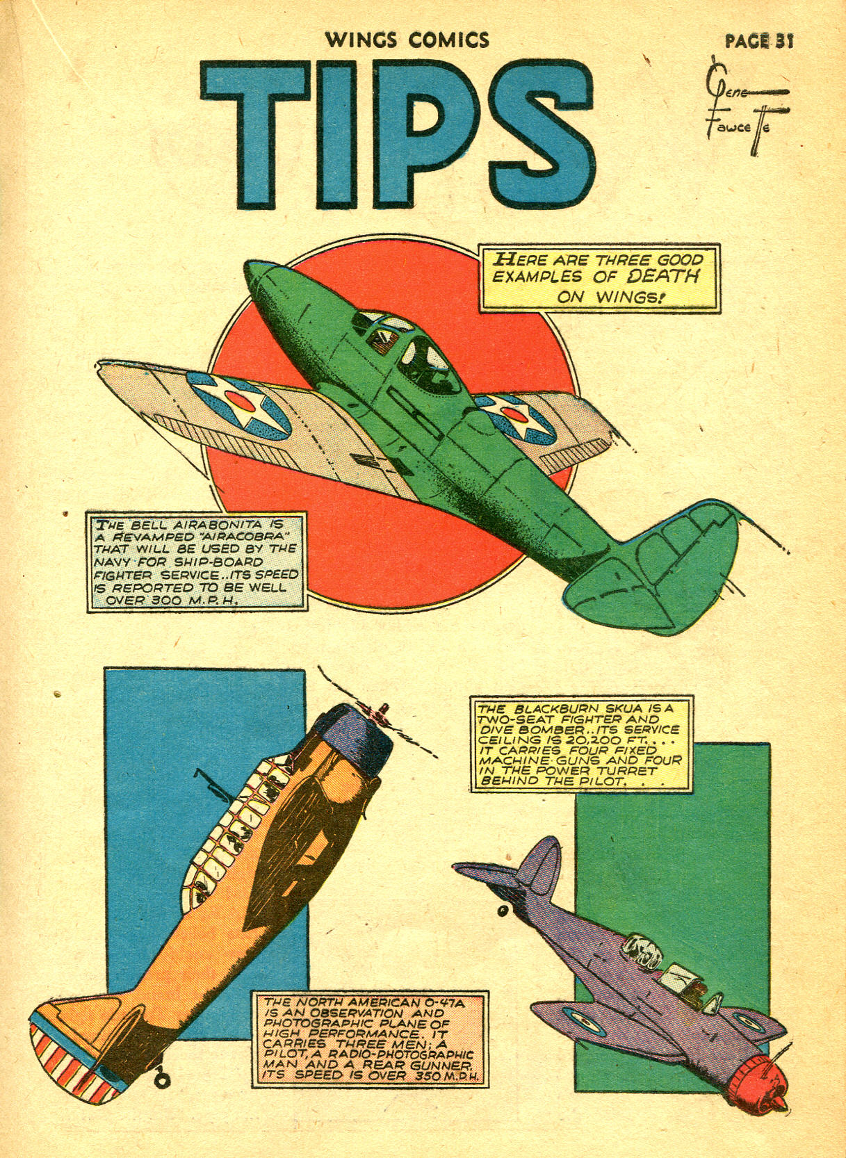 Read online Wings Comics comic -  Issue #7 - 33