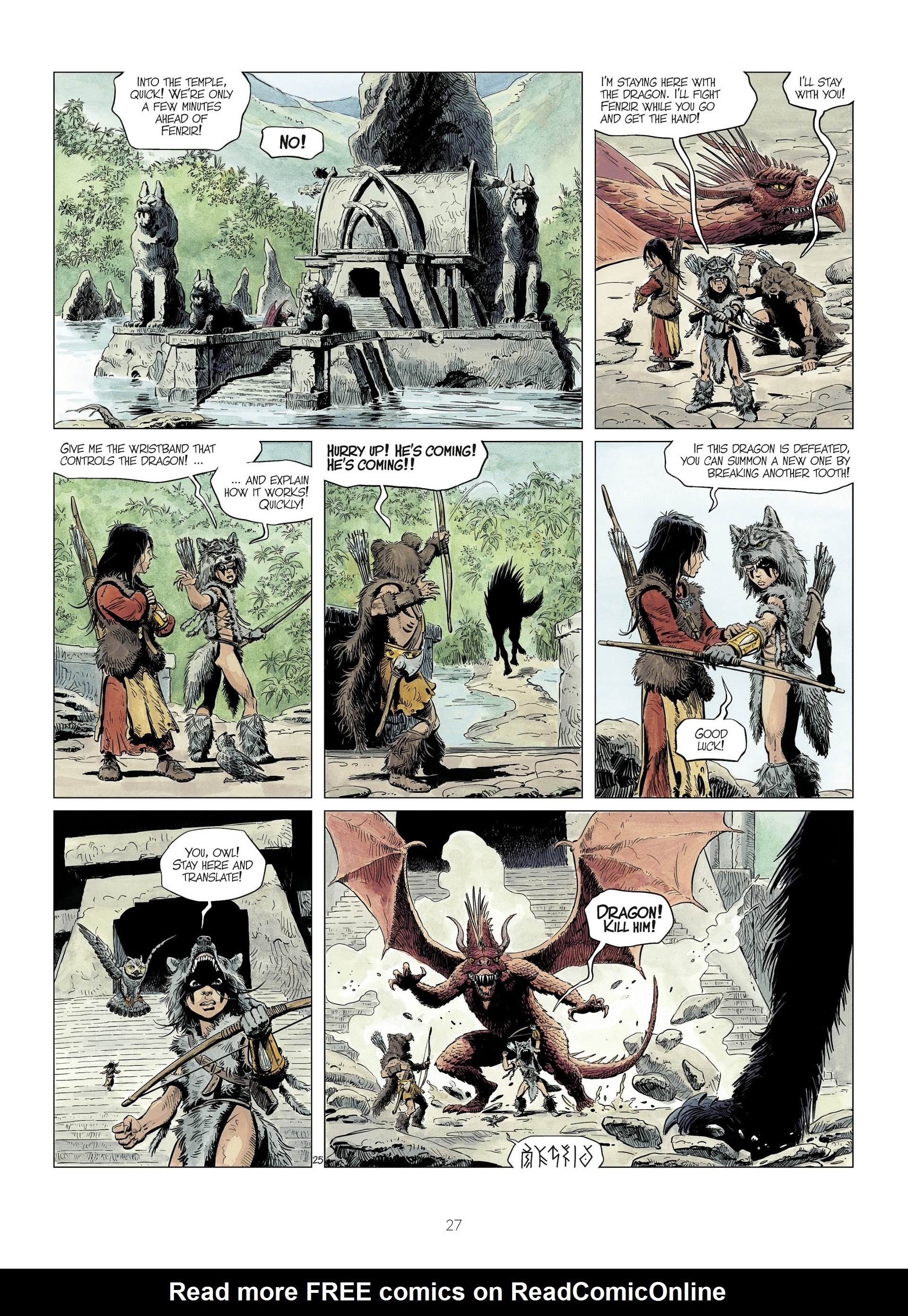 Read online The World of Thorgal: Wolfcub comic -  Issue #3 - 29