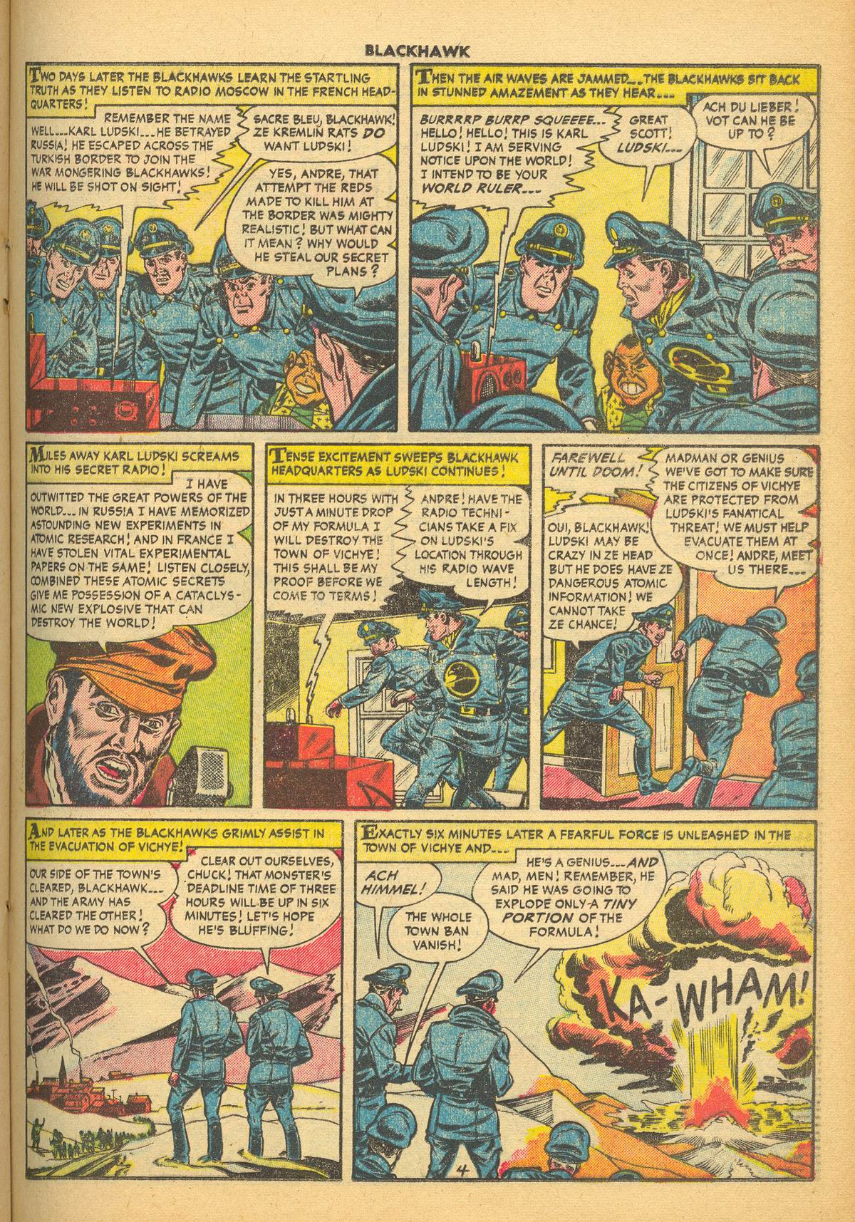 Read online Blackhawk (1957) comic -  Issue #92 - 21
