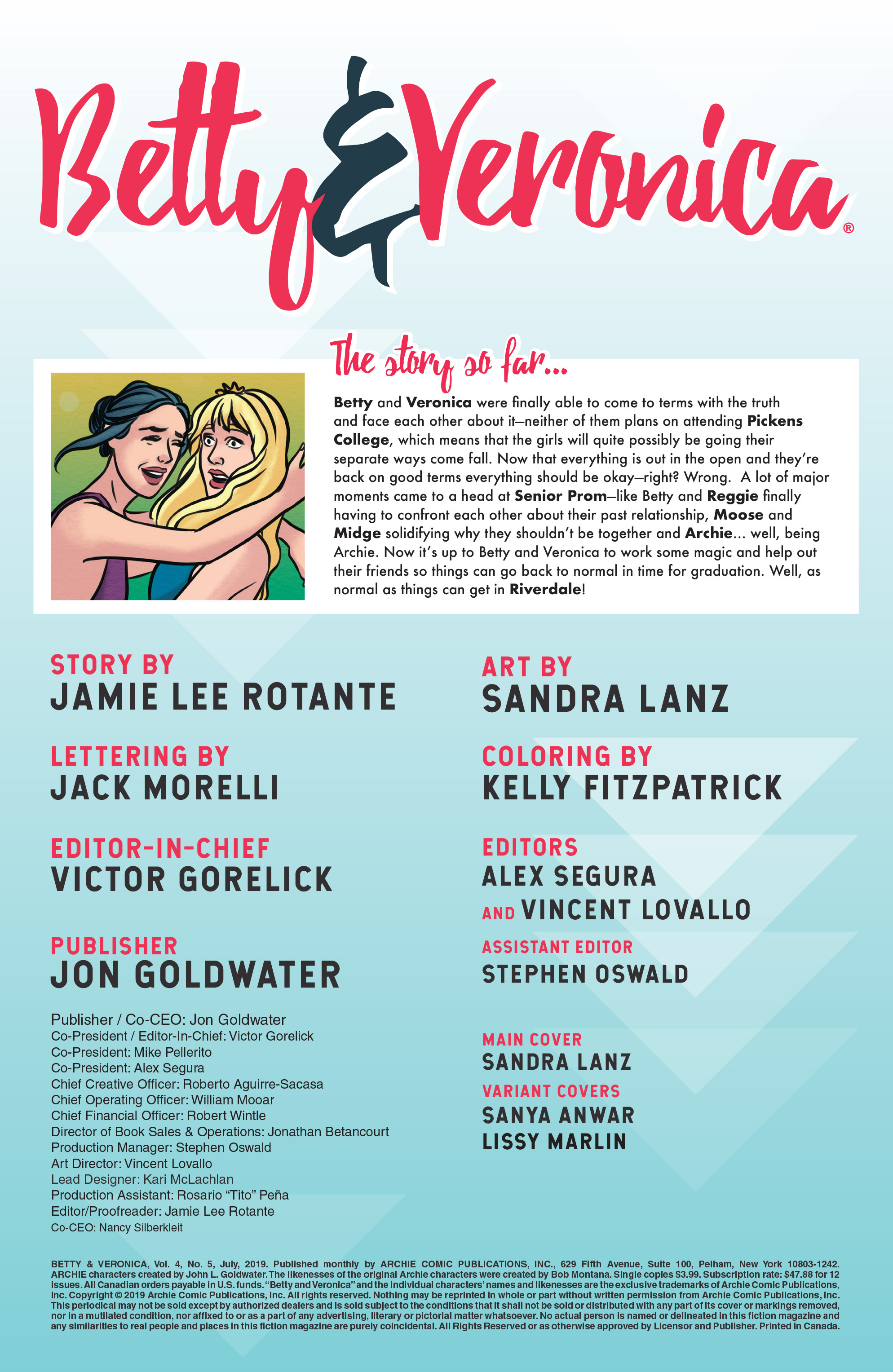 Read online Betty & Veronica (2019) comic -  Issue #5 - 2