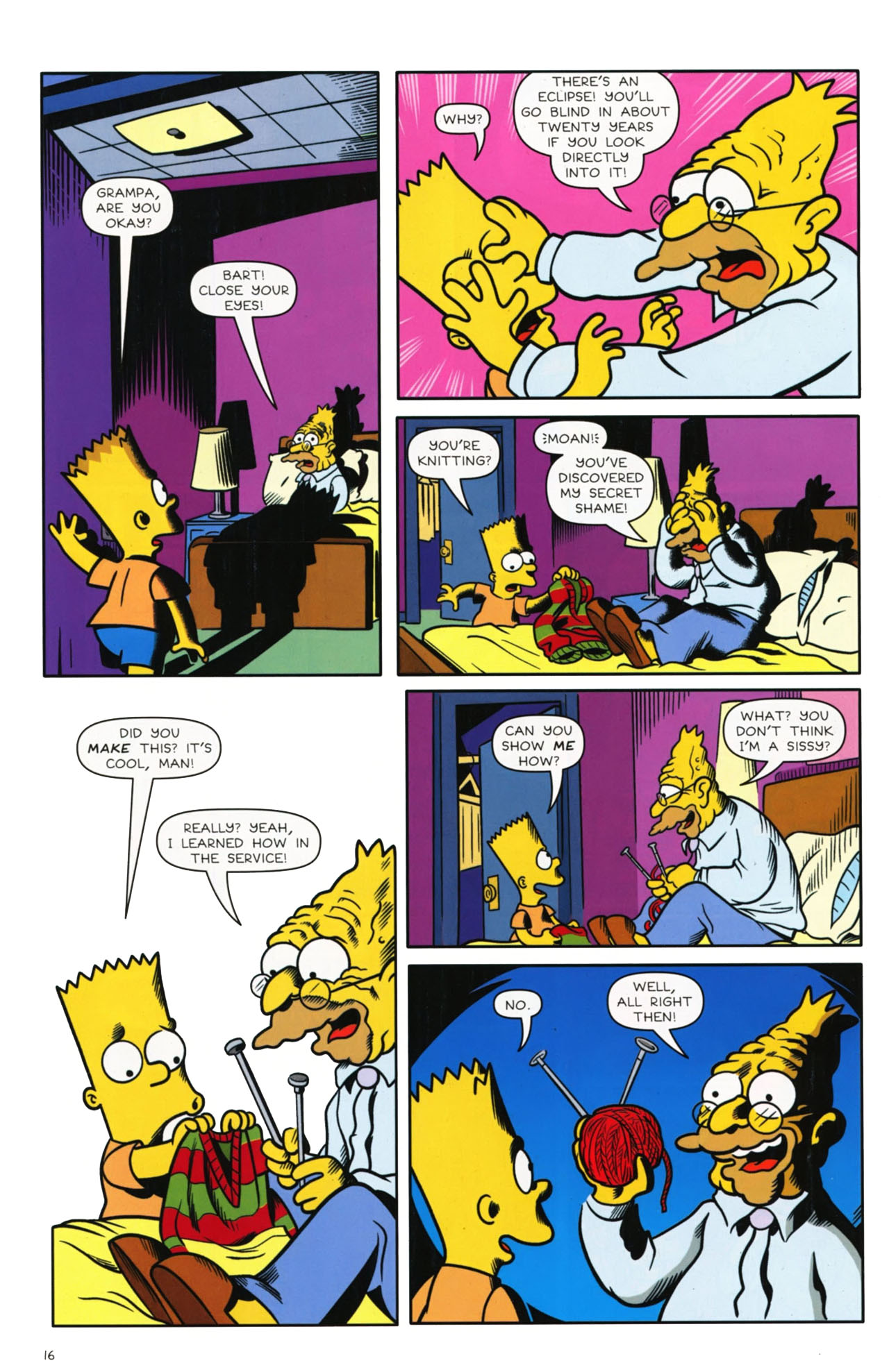 Read online Bongo Comics presents Comic Book Guy: The Comic Book comic -  Issue #3 - 12