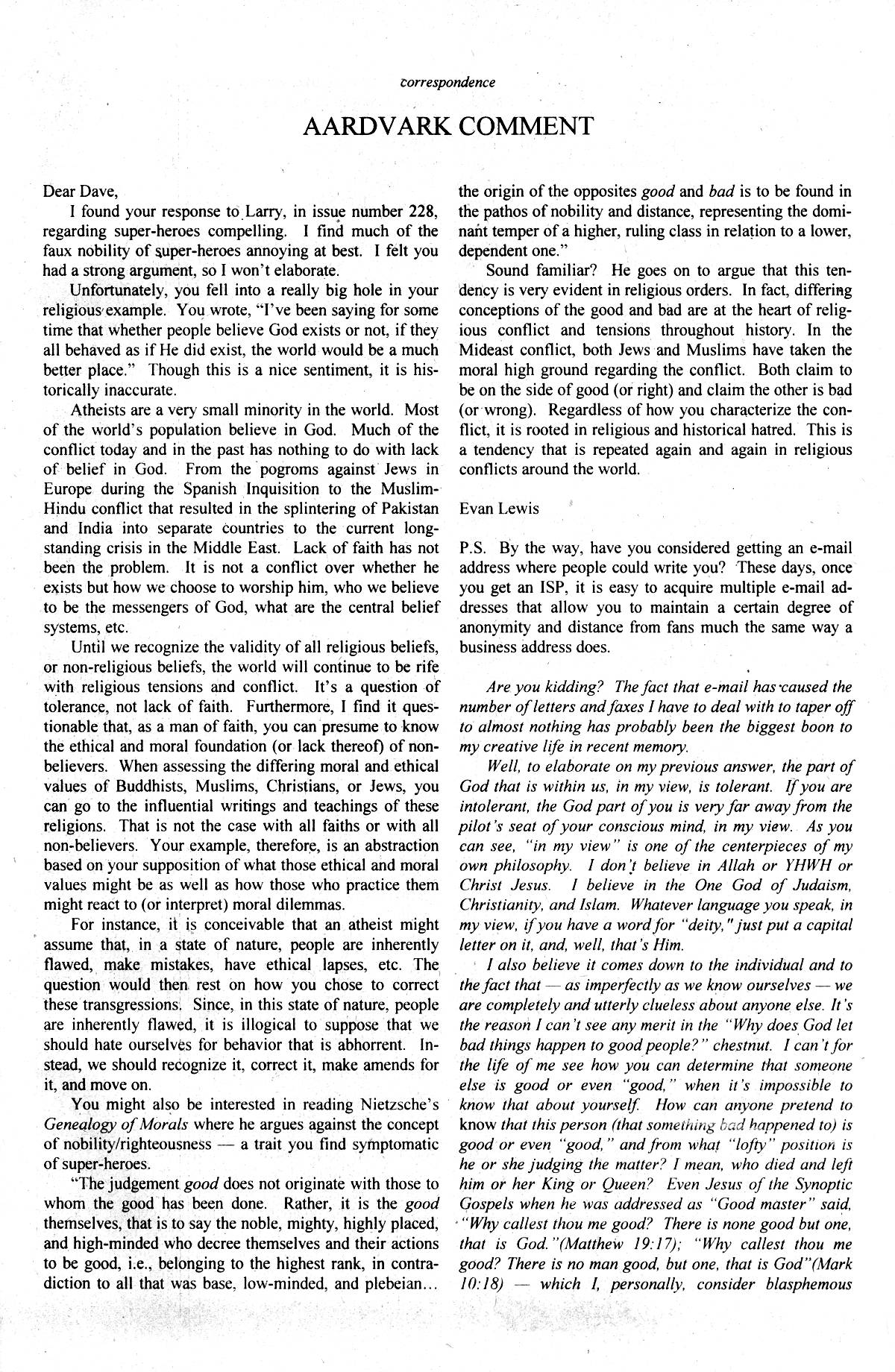 Read online Cerebus comic -  Issue #235 - 20