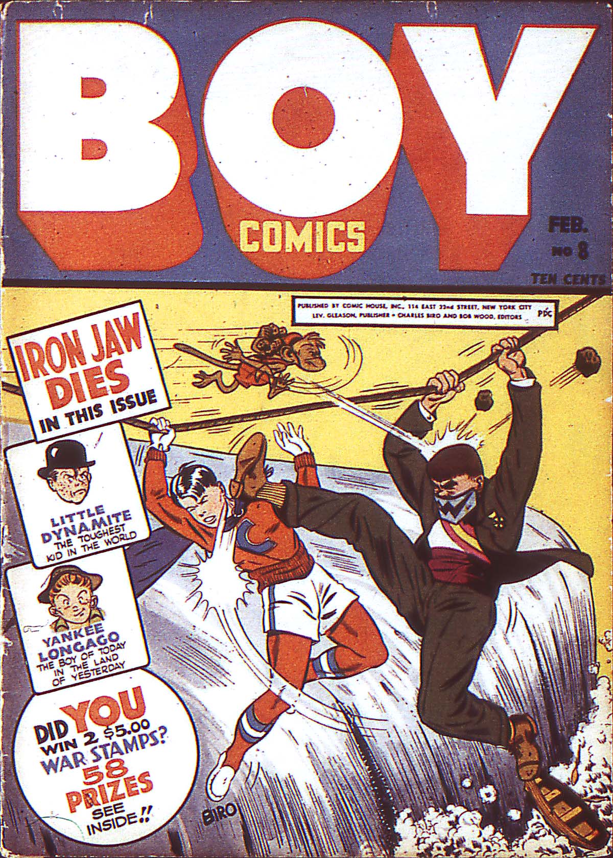 Read online Boy Comics comic -  Issue #8 - 1