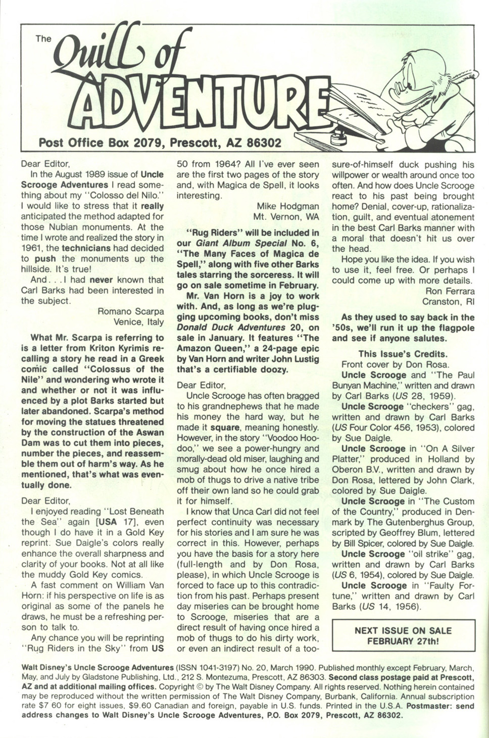 Read online Walt Disney's Uncle Scrooge Adventures comic -  Issue #20 - 2