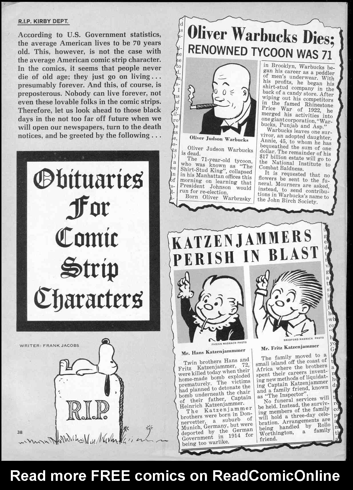 Read online MAD comic -  Issue #106 - 40