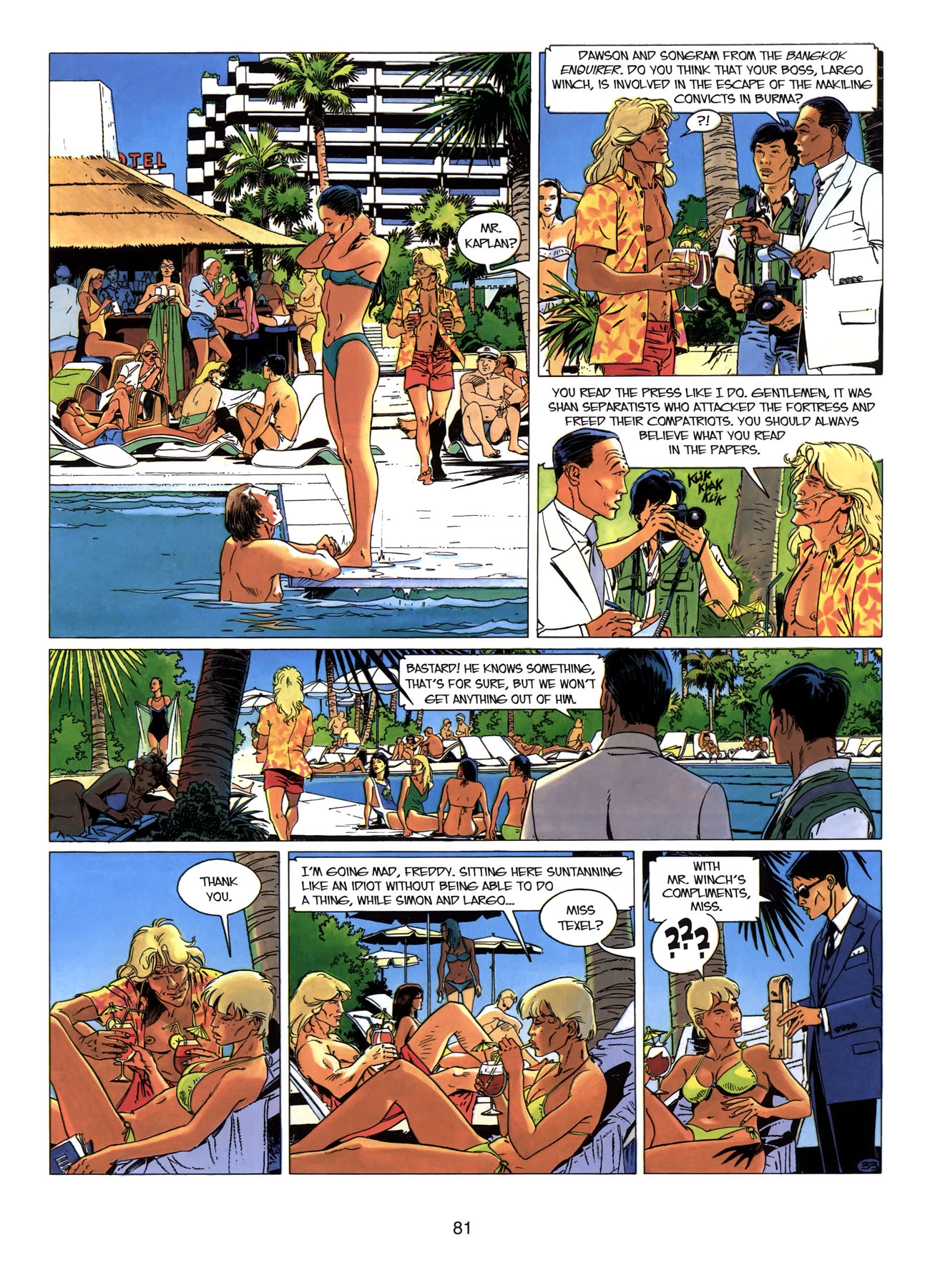 Read online Largo Winch comic -  Issue # TPB 4 - 82