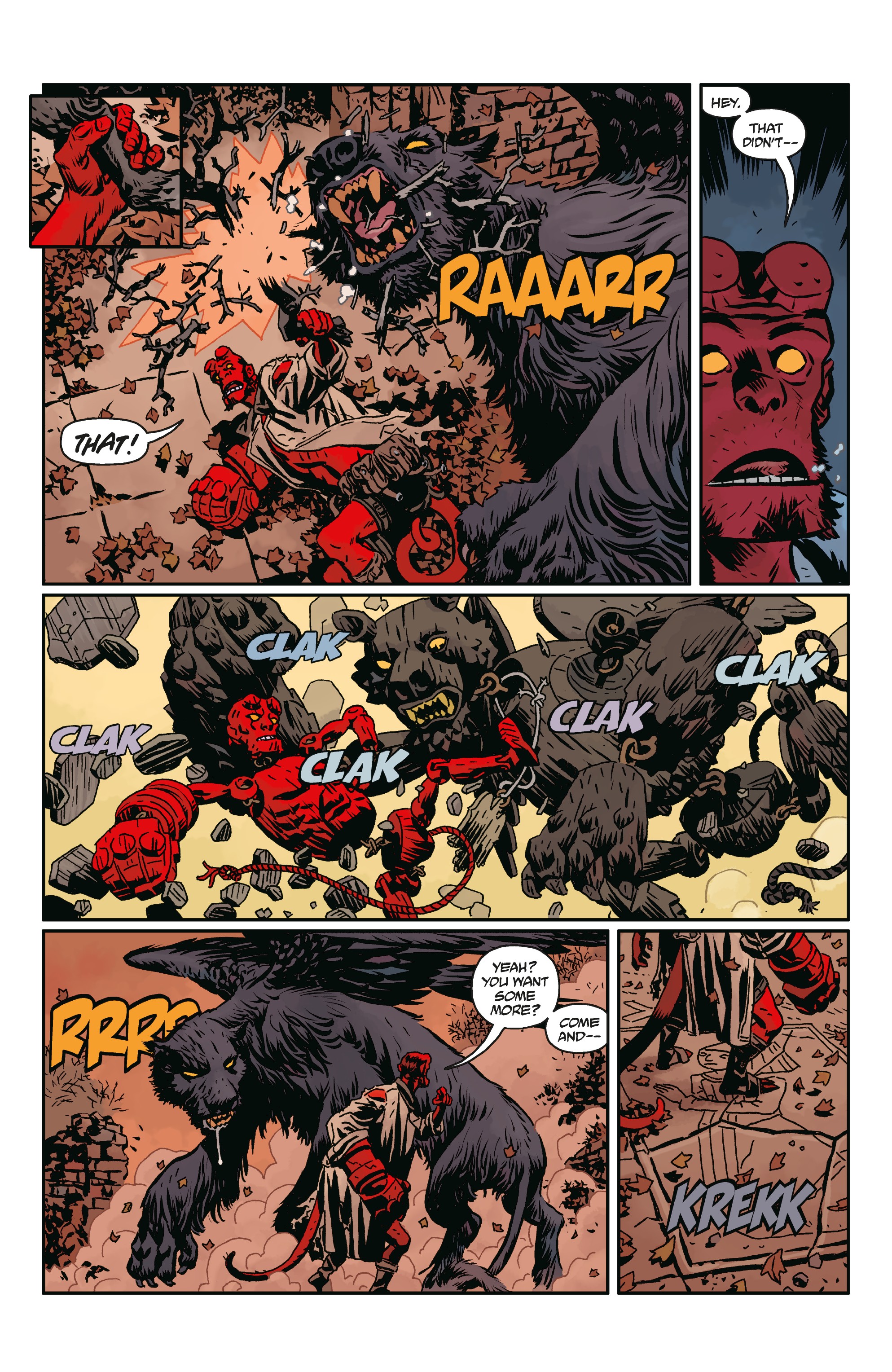 Read online Hellboy and the B.P.R.D.: The Beast of Vargu comic -  Issue # Full - 17