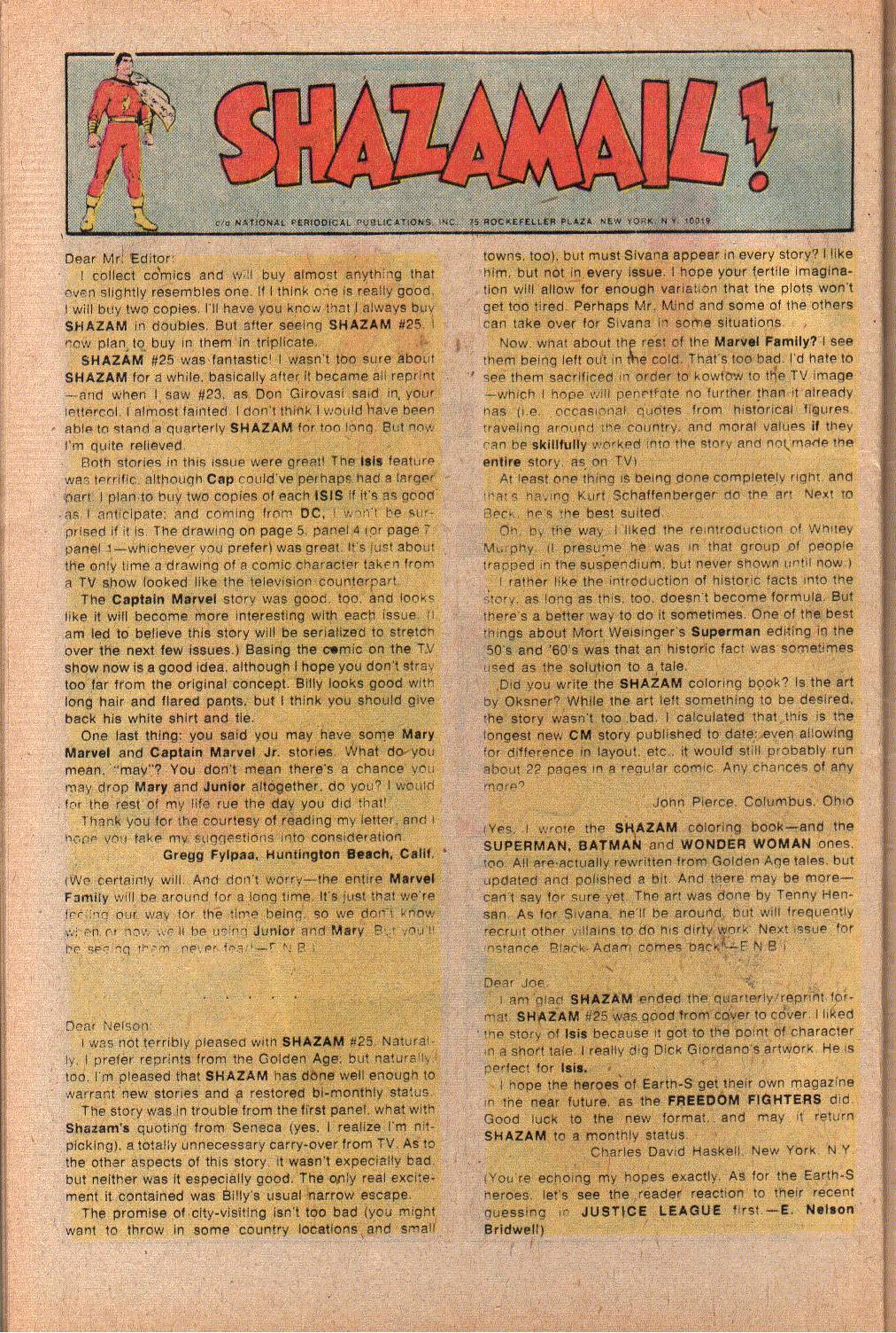 Read online Shazam! (1973) comic -  Issue #27 - 32