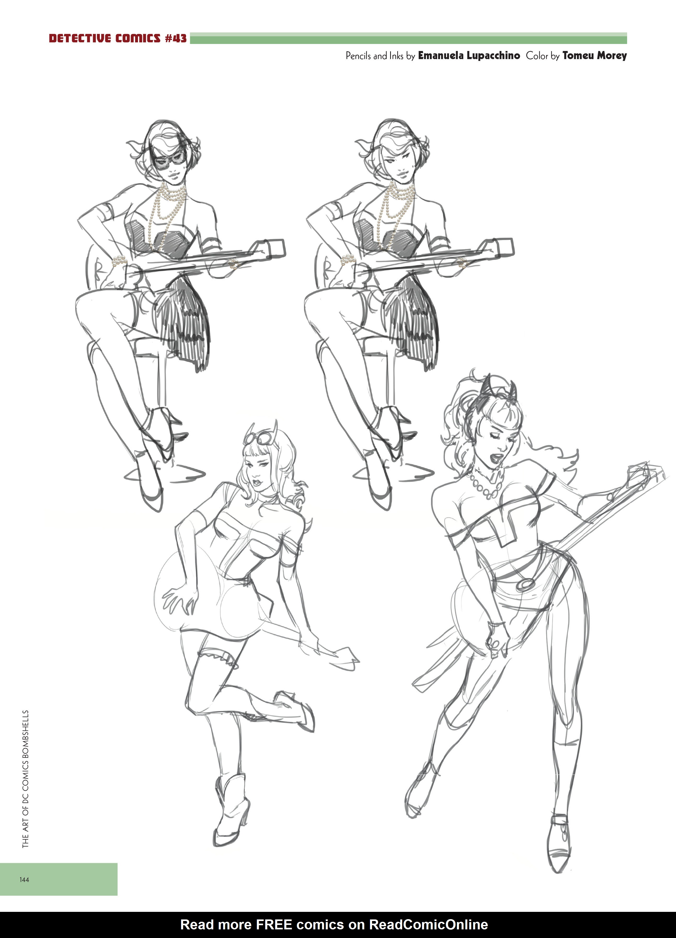 Read online The Art of DC Comics Bombshells comic -  Issue # TPB (Part 2) - 3