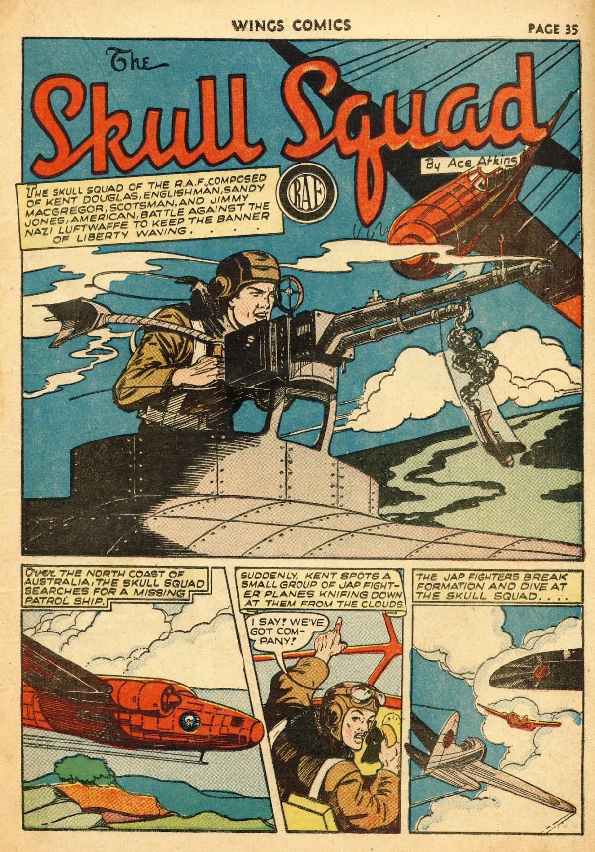 Read online Wings Comics comic -  Issue #22 - 37