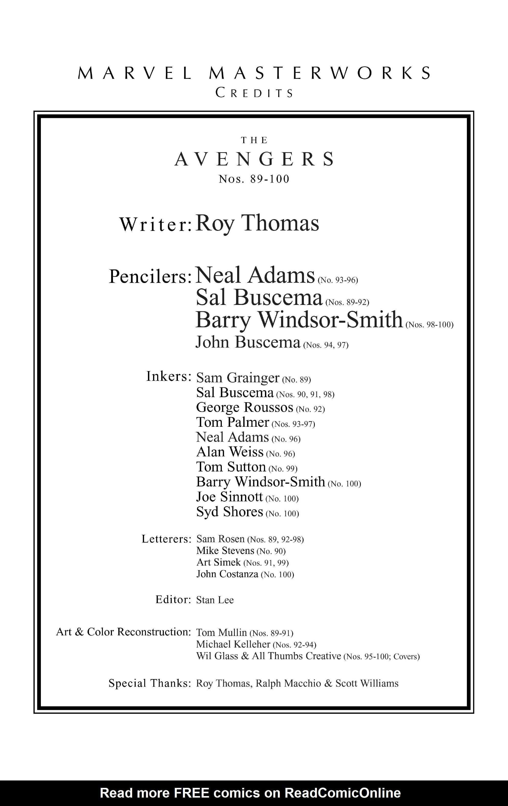 Read online Marvel Masterworks: The Avengers comic -  Issue # TPB 10 (Part 1) - 4