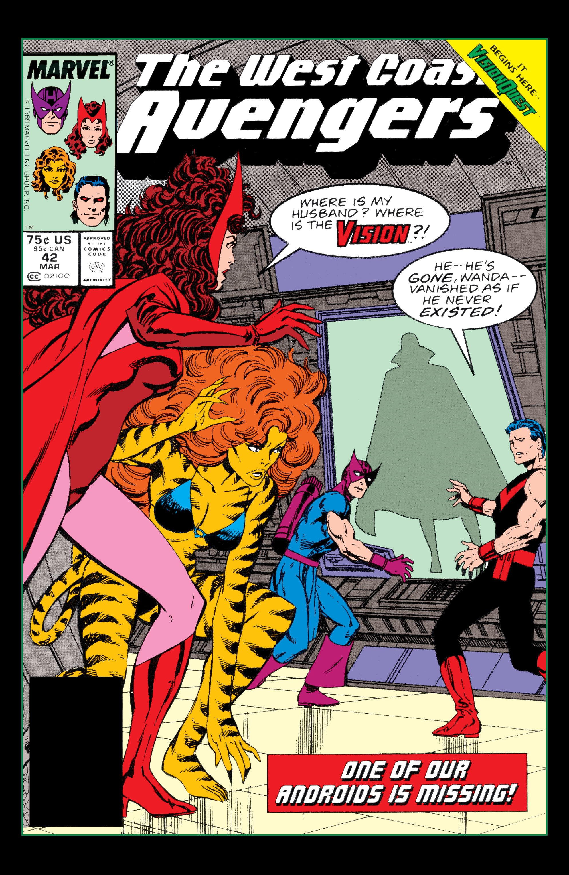 Read online Avengers West Coast Epic Collection: How The West Was Won comic -  Issue #Avengers West Coast Epic Collection Vision Quest (Part 2) - 55