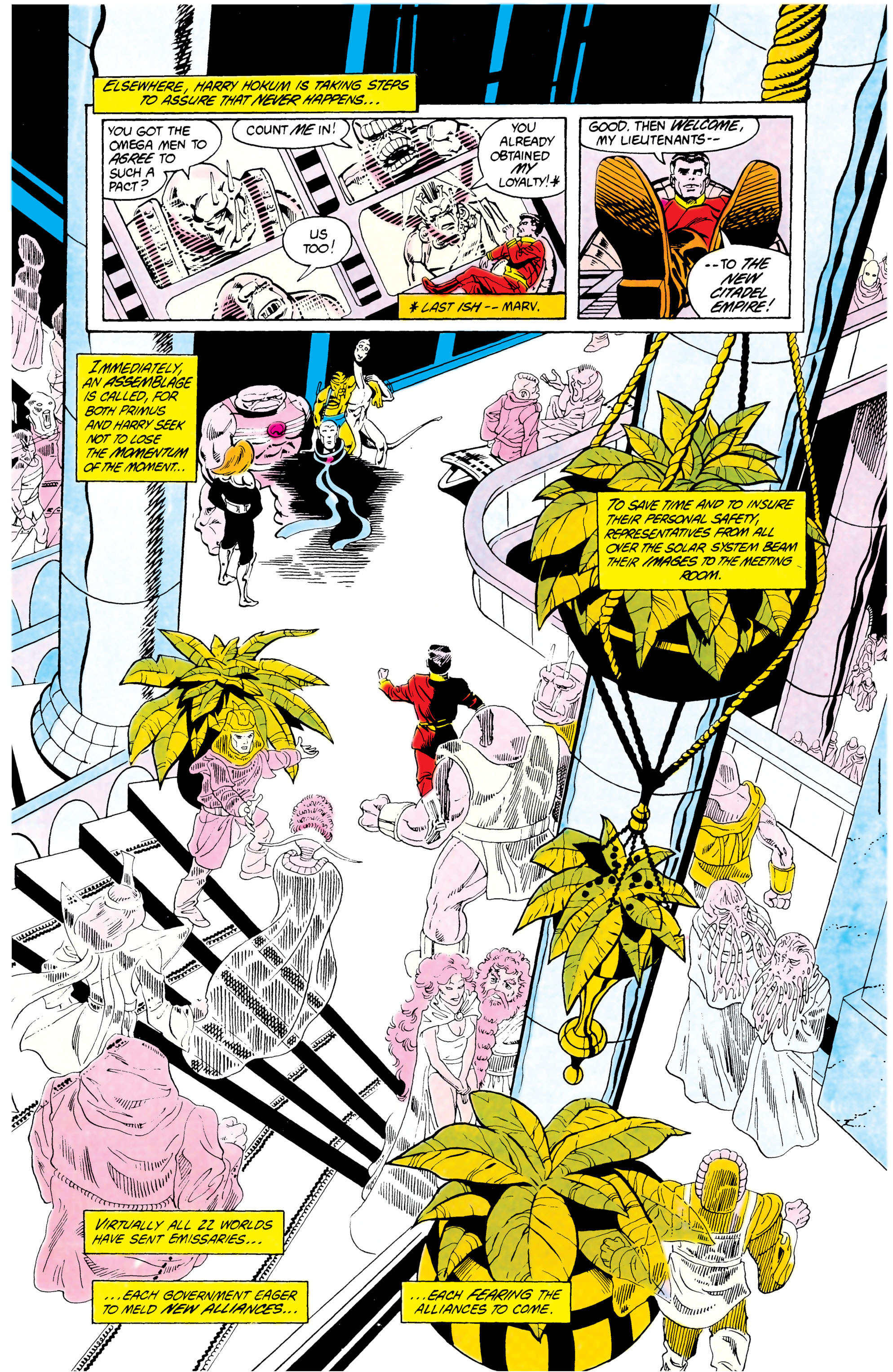 Read online The Omega Men (1983) comic -  Issue #10 - 20