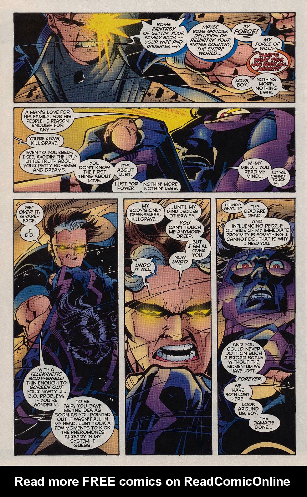 Read online X-Man comic -  Issue #36 - 20