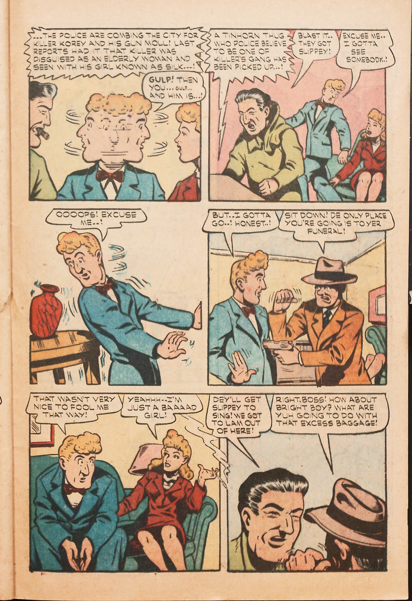 Read online Super-Mystery Comics comic -  Issue #36 - 35