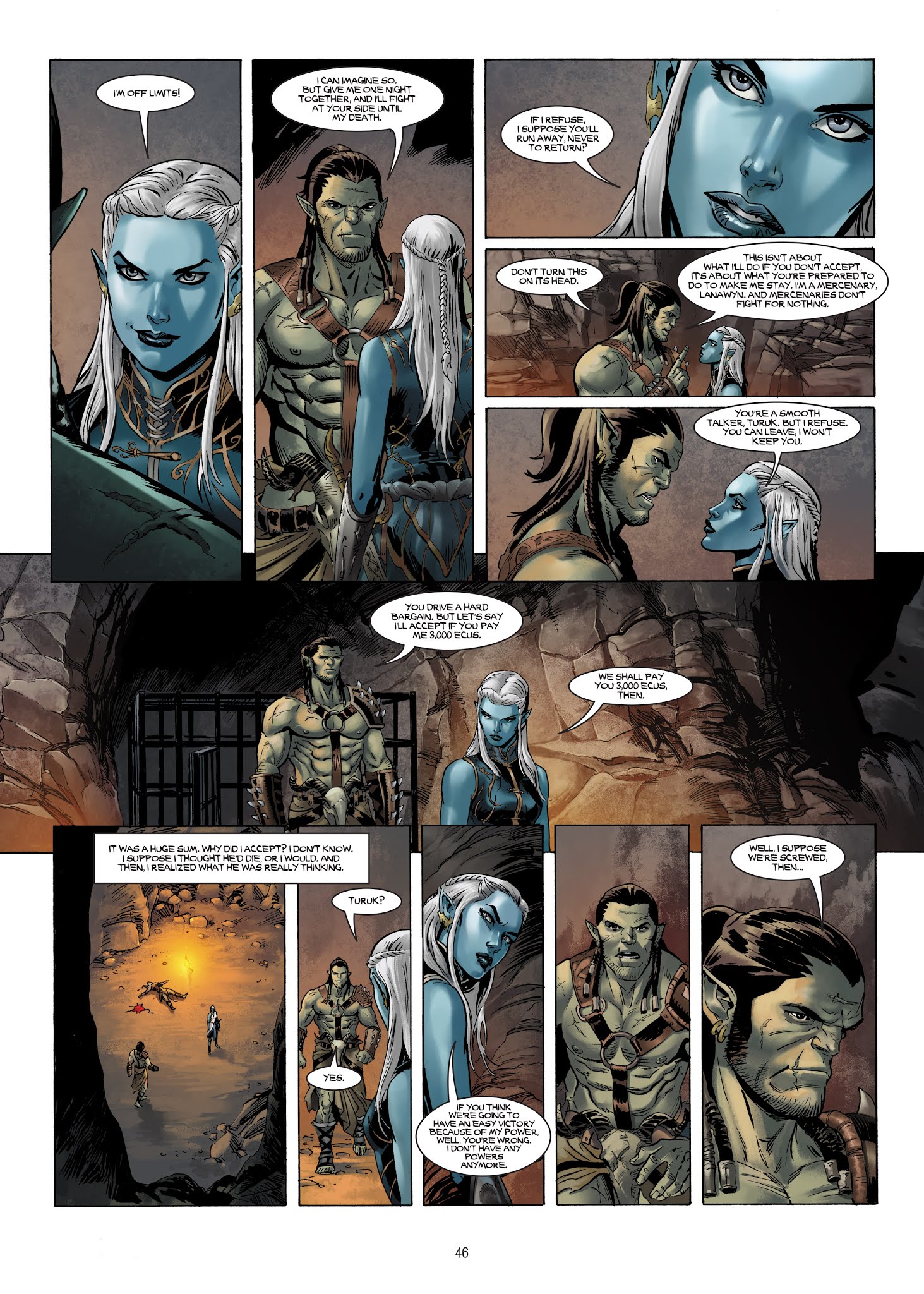 Read online Elves comic -  Issue #21 - 44
