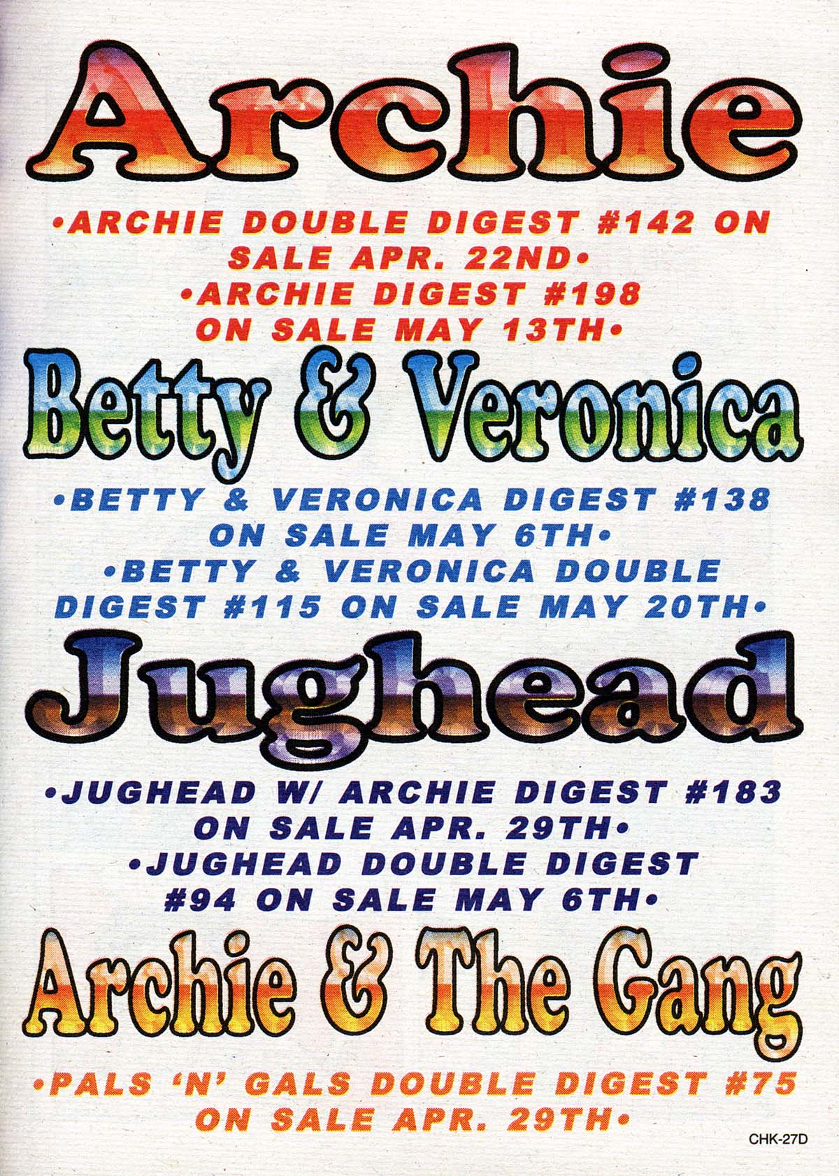 Read online Jughead's Double Digest Magazine comic -  Issue #94 - 94