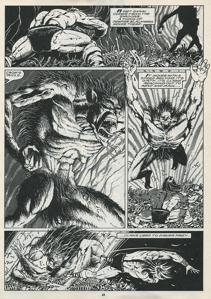 Read online The Savage Sword Of Conan comic -  Issue #176 - 24