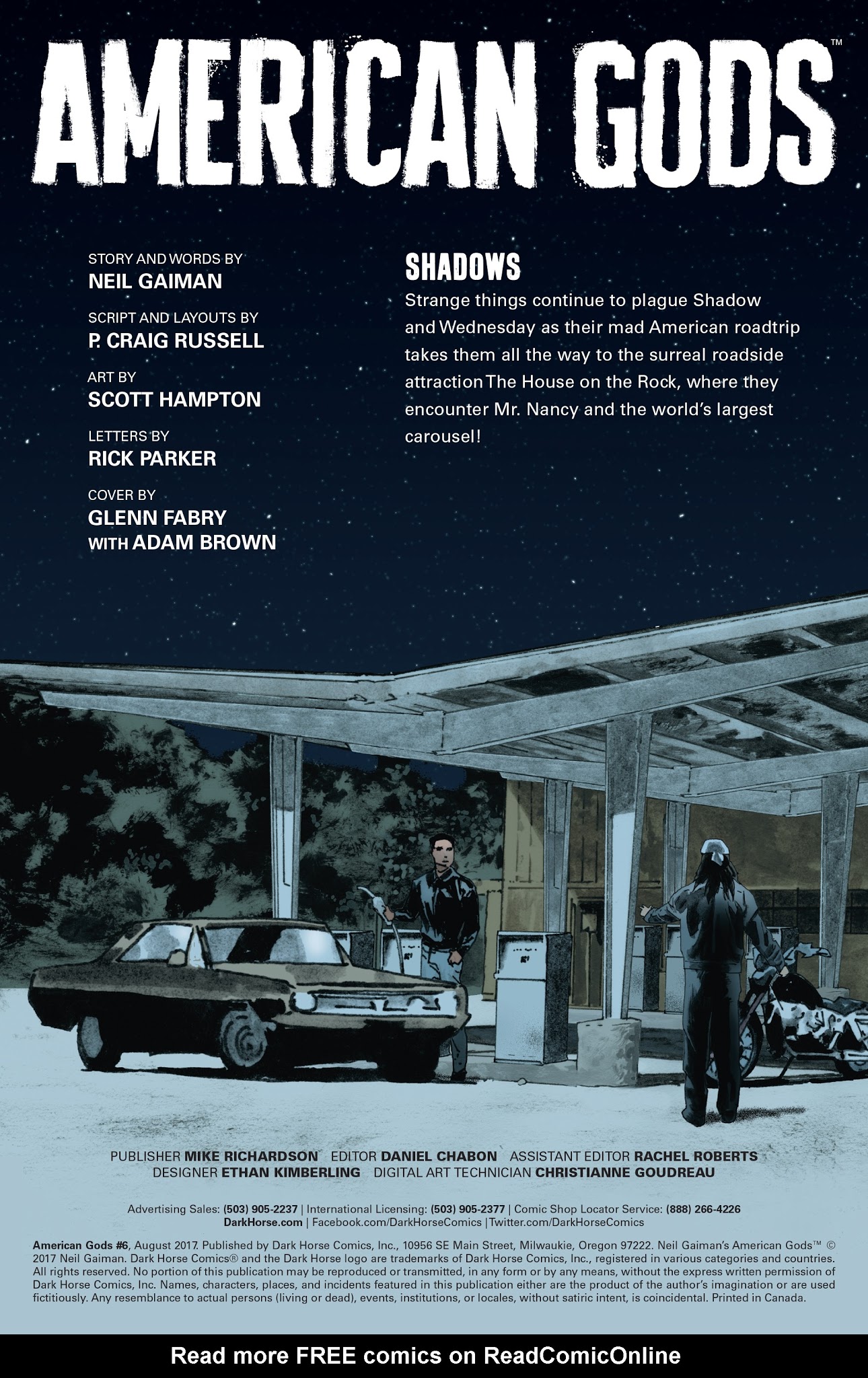 Read online American Gods: Shadows comic -  Issue #6 - 3