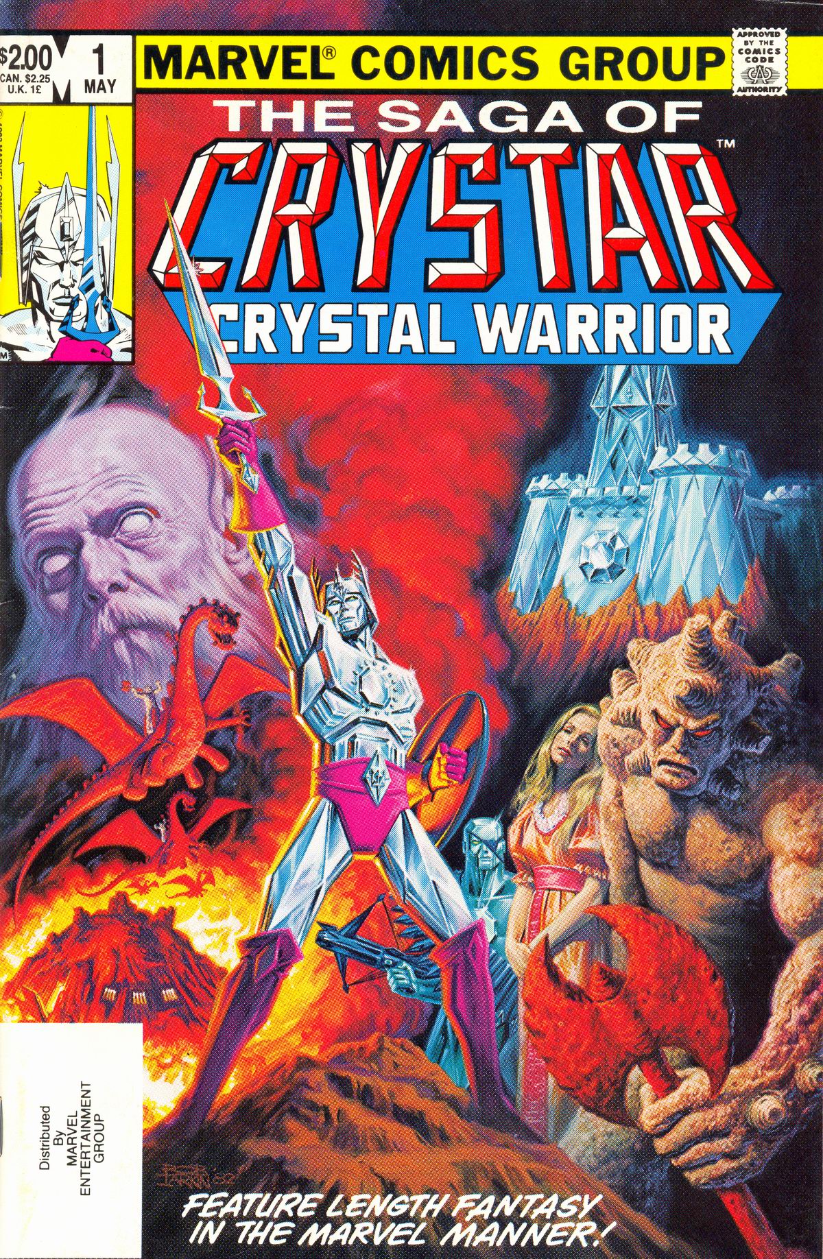 Read online The Saga of Crystar, Crystal Warrior comic -  Issue #1 - 1