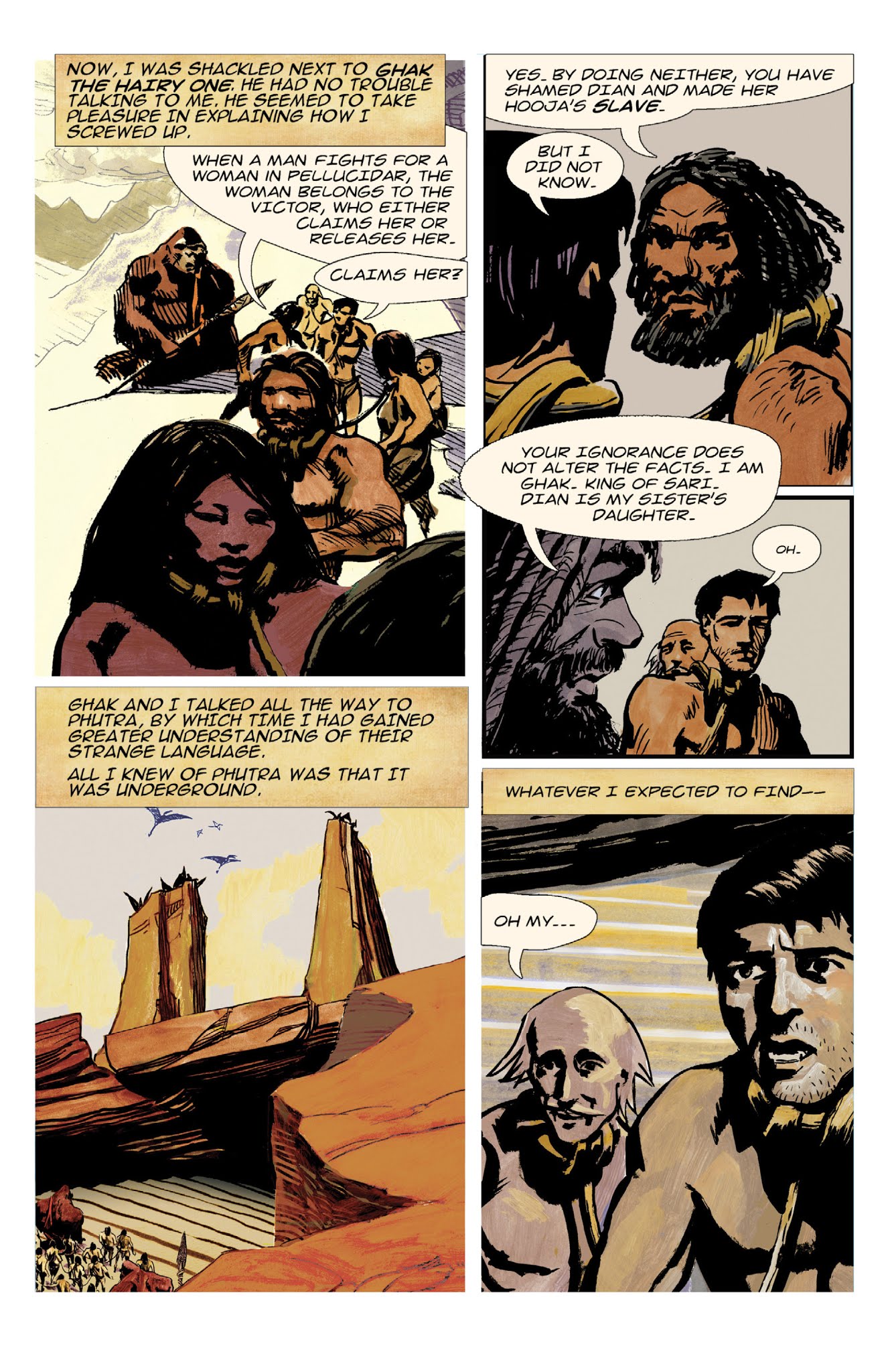 Read online Edgar Rice Burroughs' At the Earth's Core comic -  Issue # TPB - 40