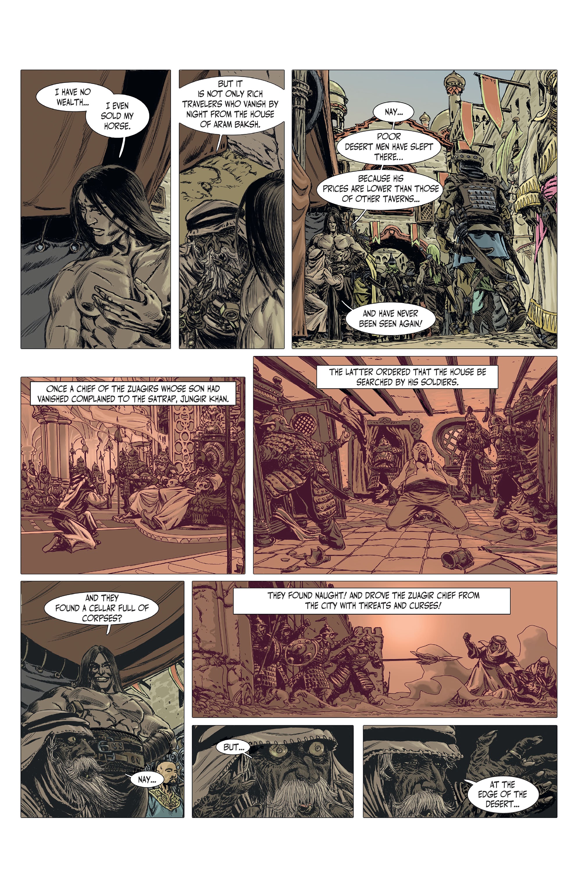 Read online The Cimmerian: The Man-Eaters Of Zamboula comic -  Issue #1 - 5