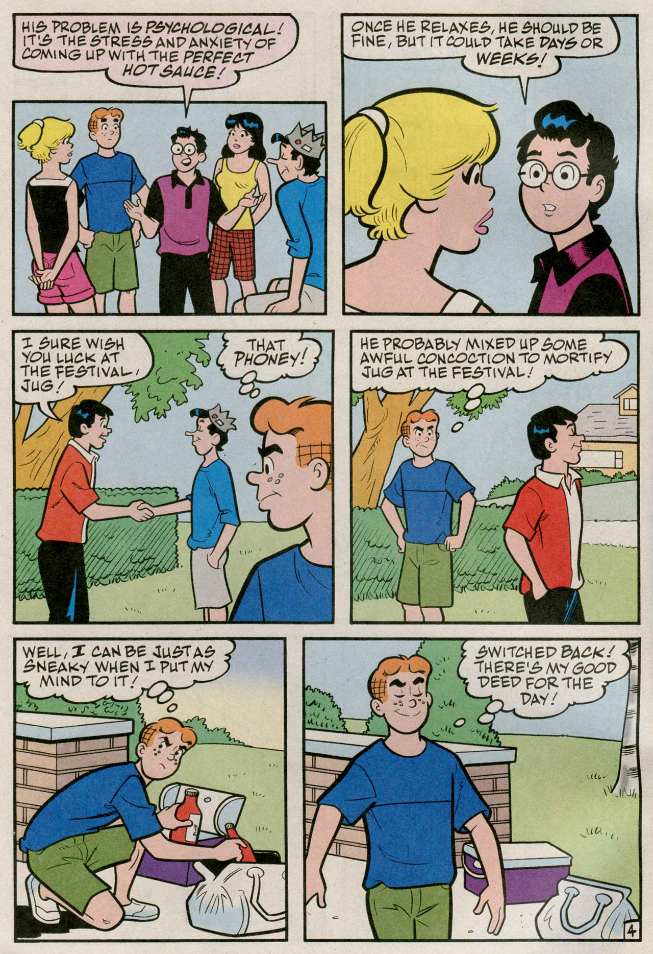 Read online Archie's Pal Jughead Comics comic -  Issue #190 - 5
