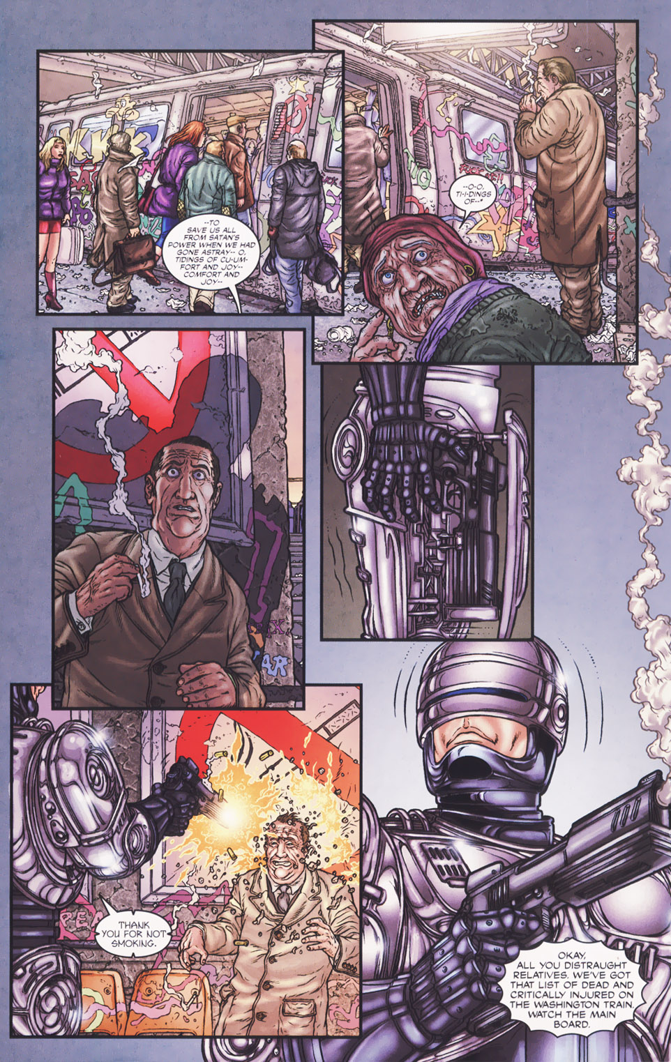 Read online Frank Miller's Robocop comic -  Issue #5 - 18