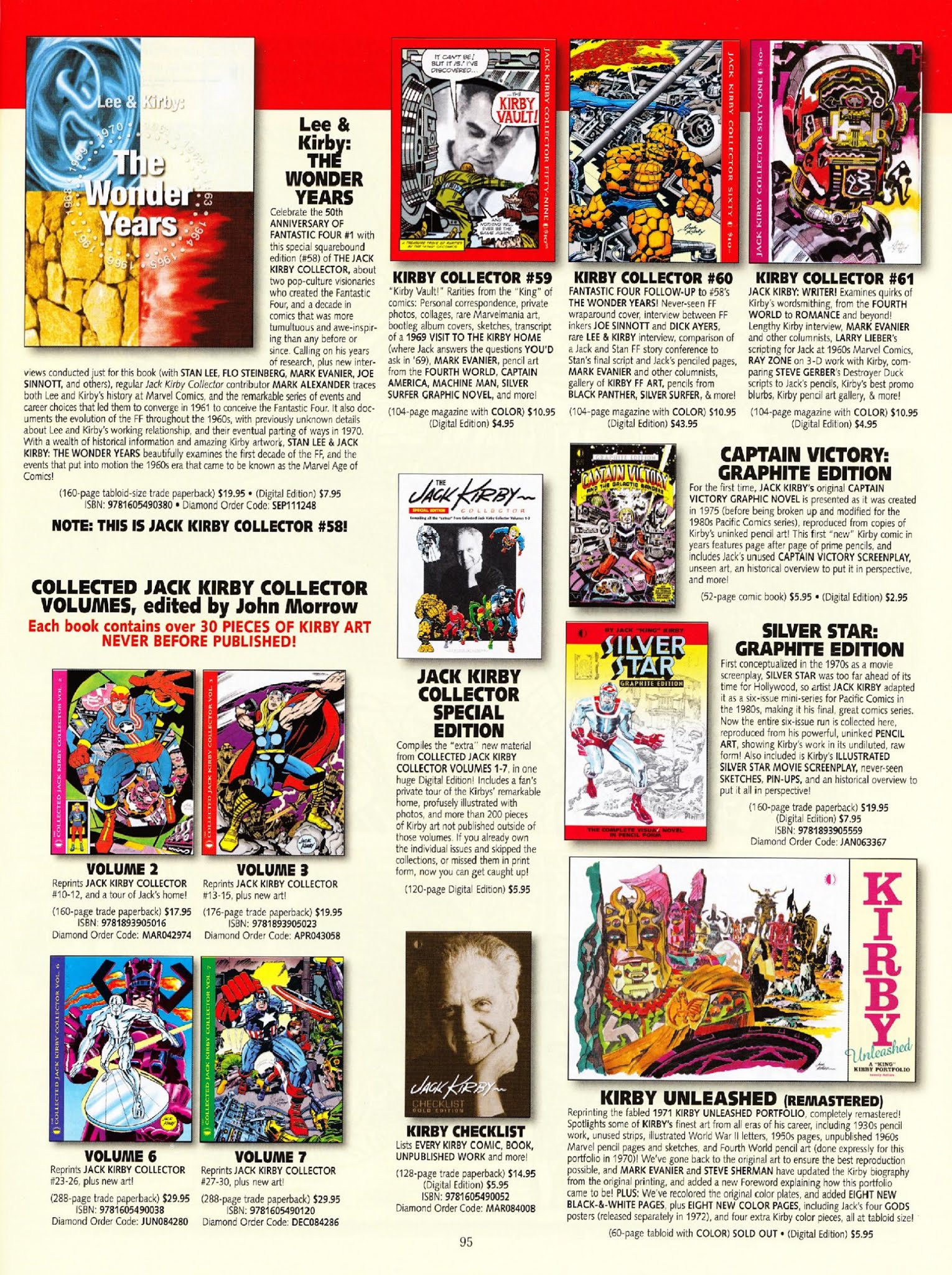 Read online The Jack Kirby Collector comic -  Issue #62 - 94