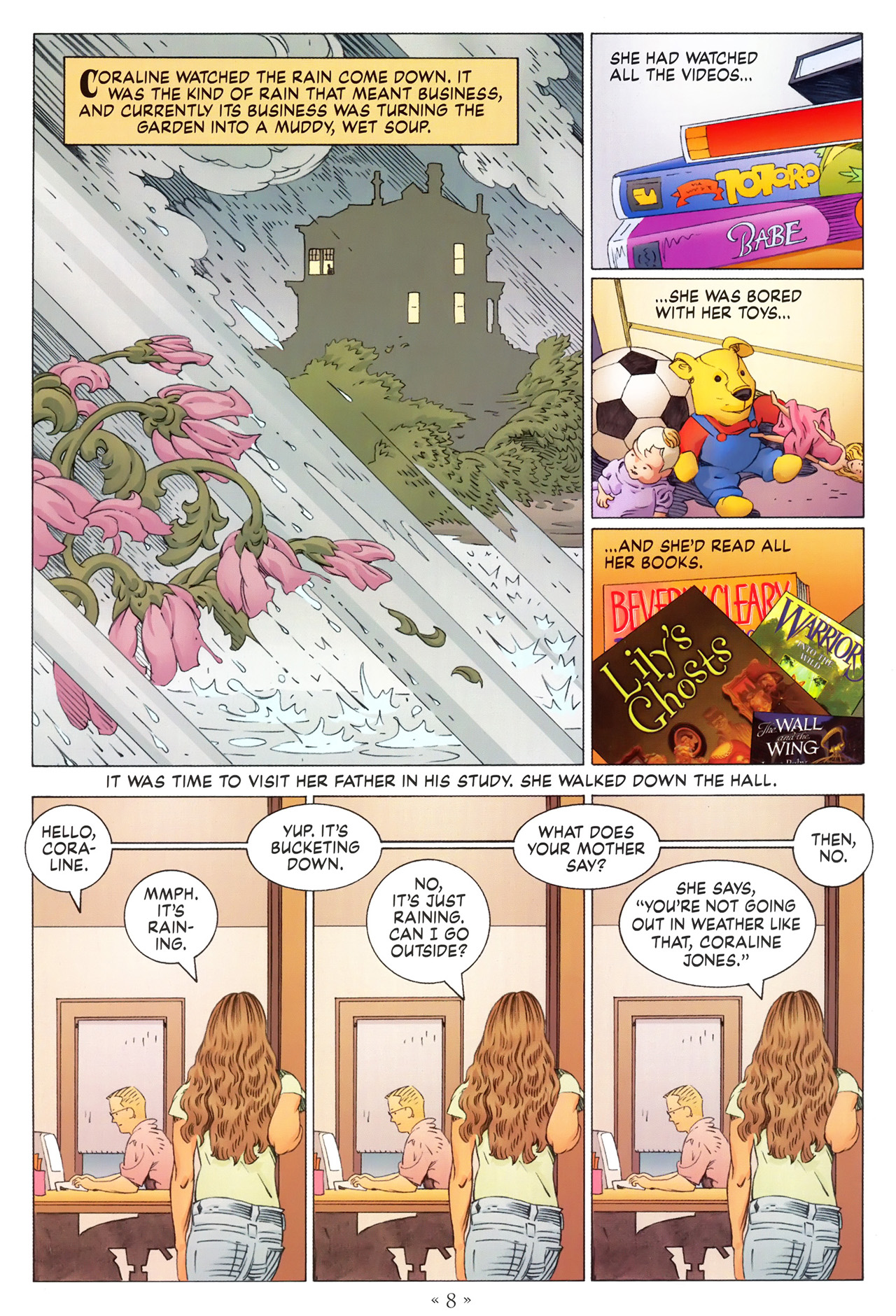 Read online Coraline comic -  Issue #1 - 14