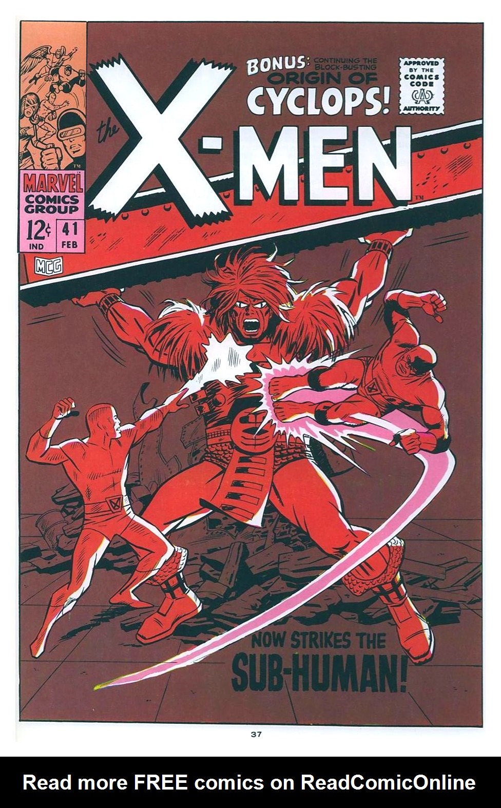Read online The Official Marvel Index To The X-Men comic -  Issue #2 - 39