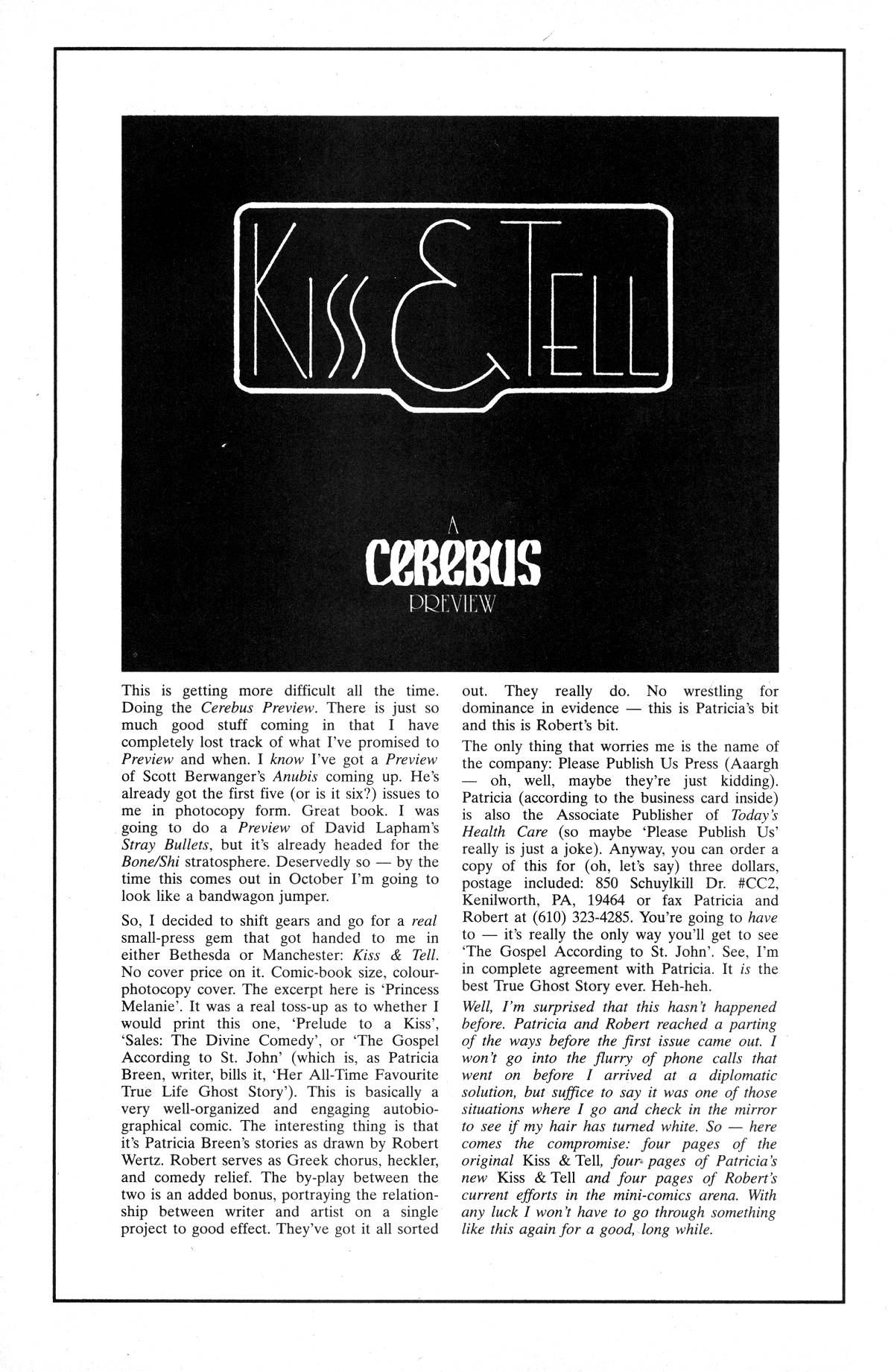Cerebus Issue #199 #198 - English 25