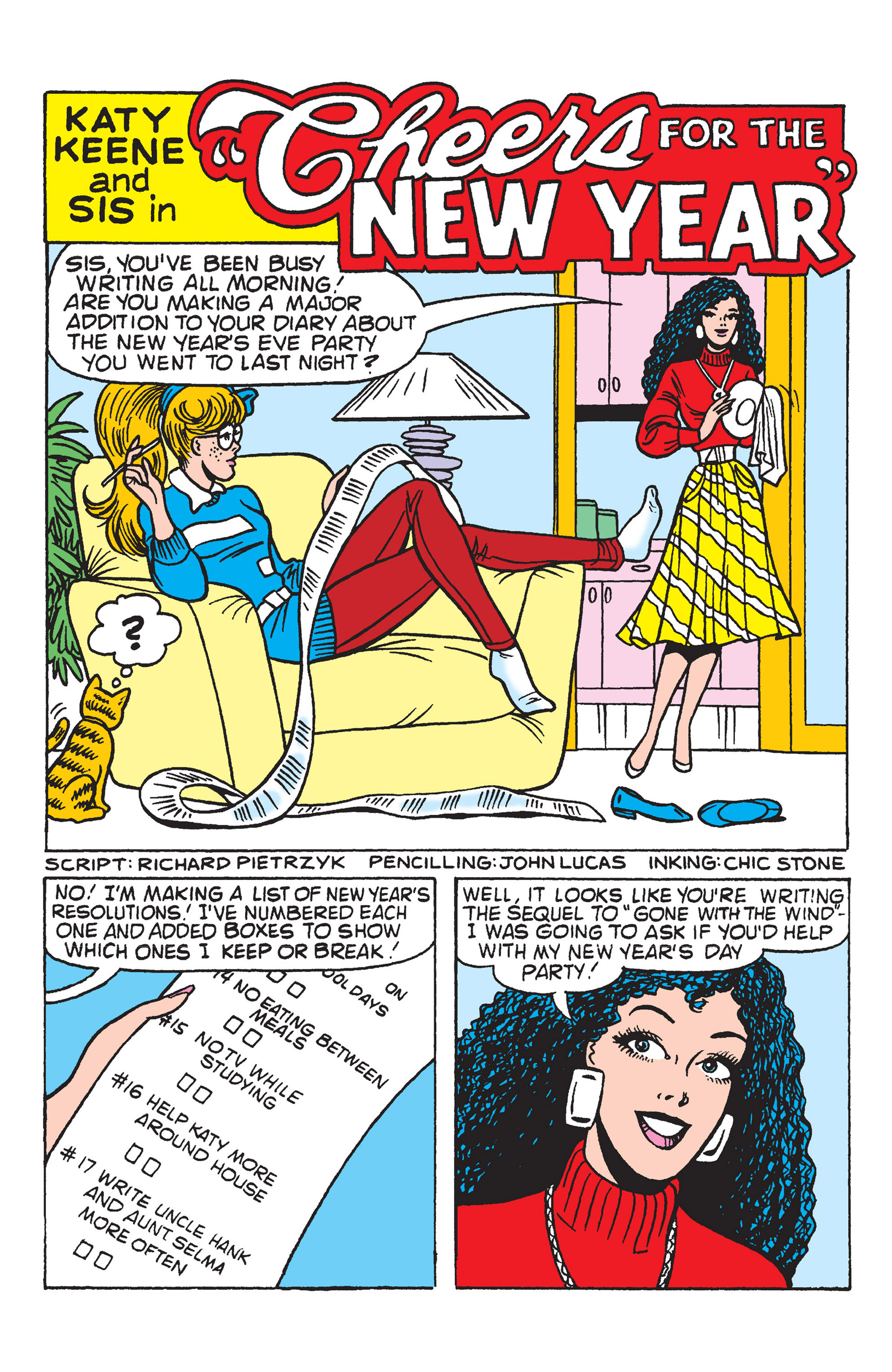 Read online Betty & Veronica New Year's Resolutions comic -  Issue # TPB - 84