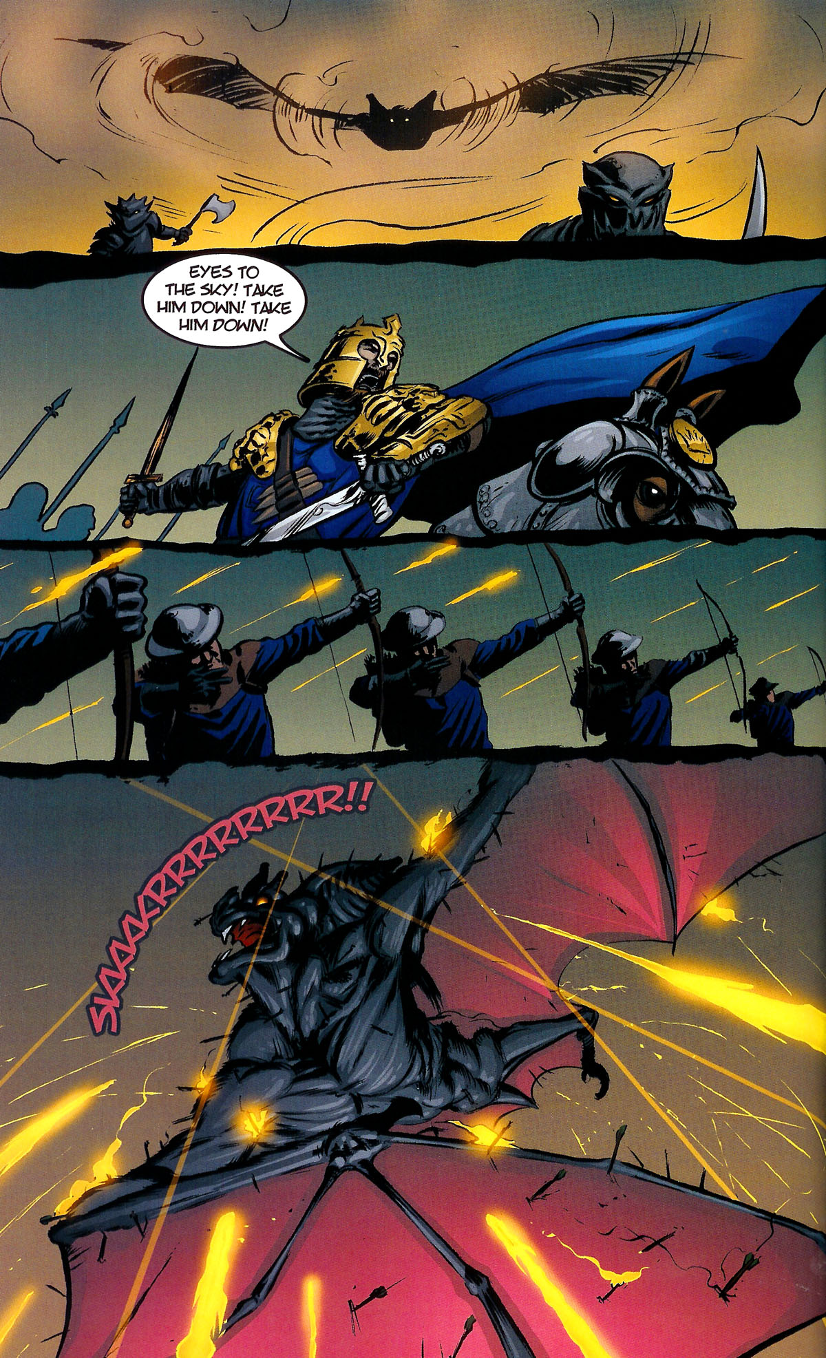 Read online Dracula vs King Arthur comic -  Issue #4 - 38