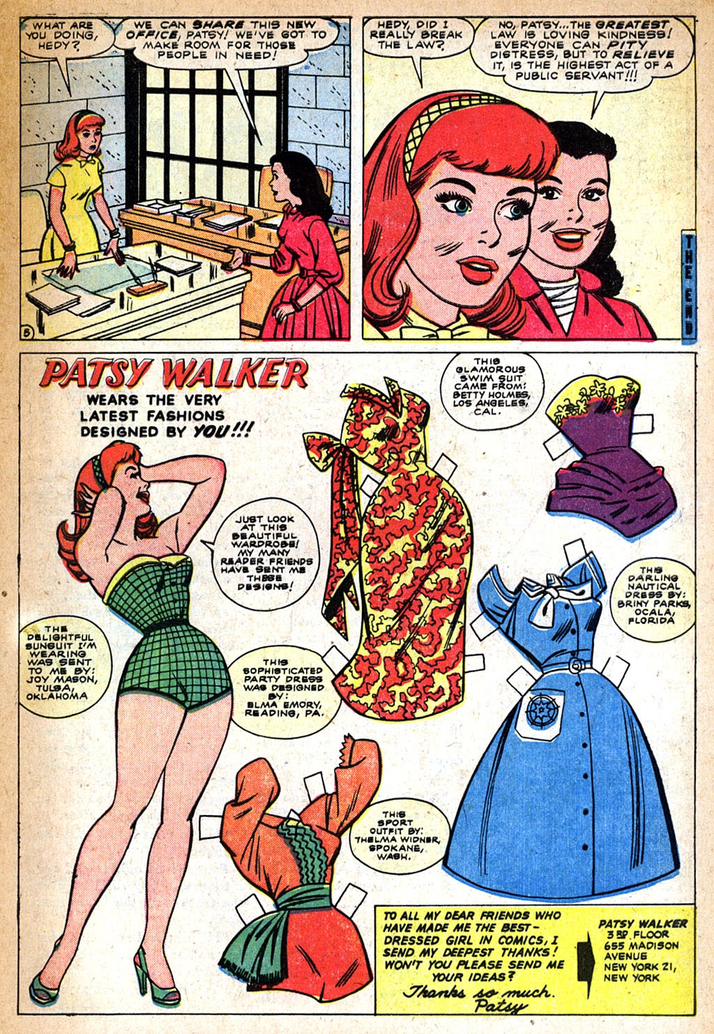 Read online Patsy and Hedy comic -  Issue #55 - 7