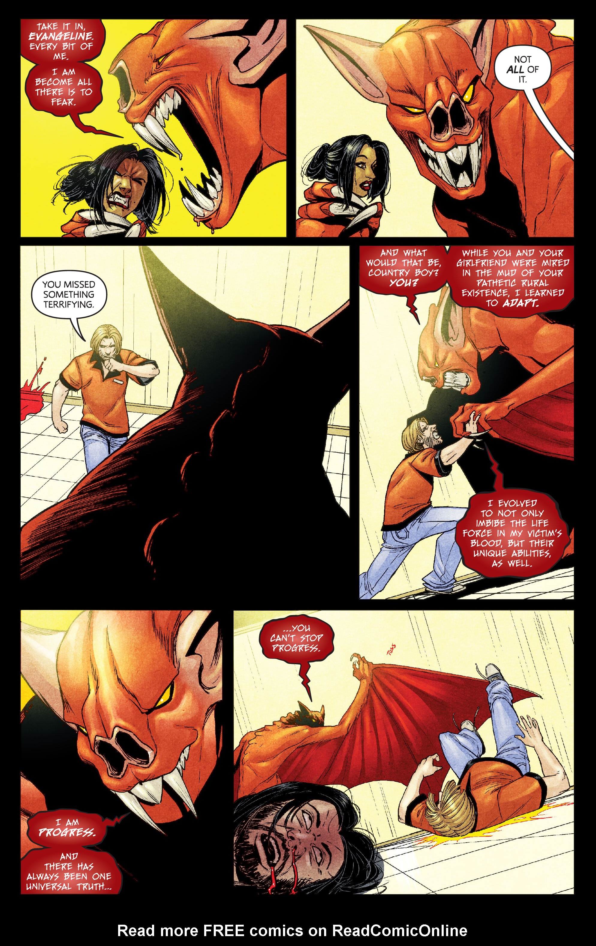 Read online Dark Red comic -  Issue #10 - 7