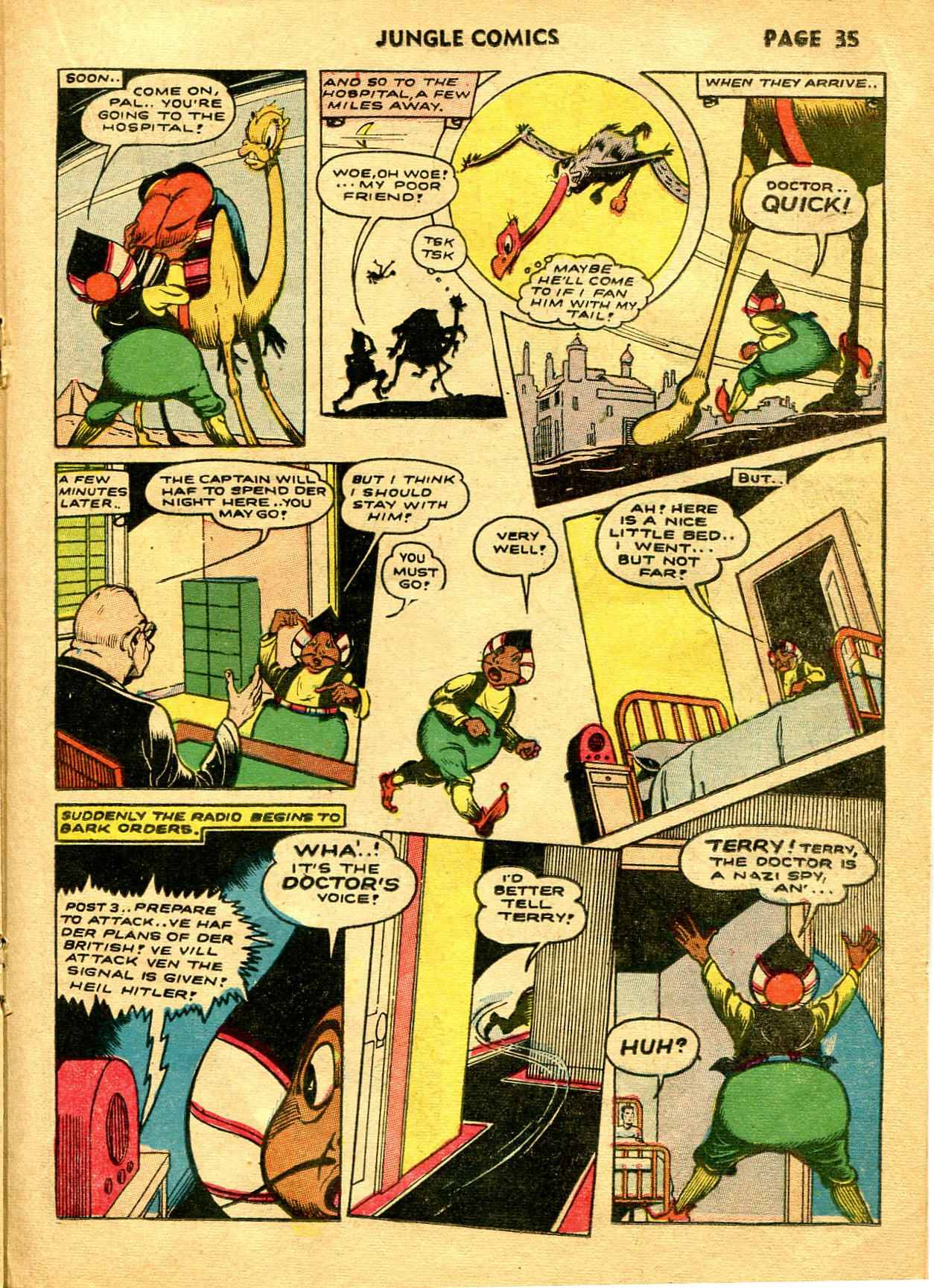 Read online Jungle Comics comic -  Issue #33 - 37
