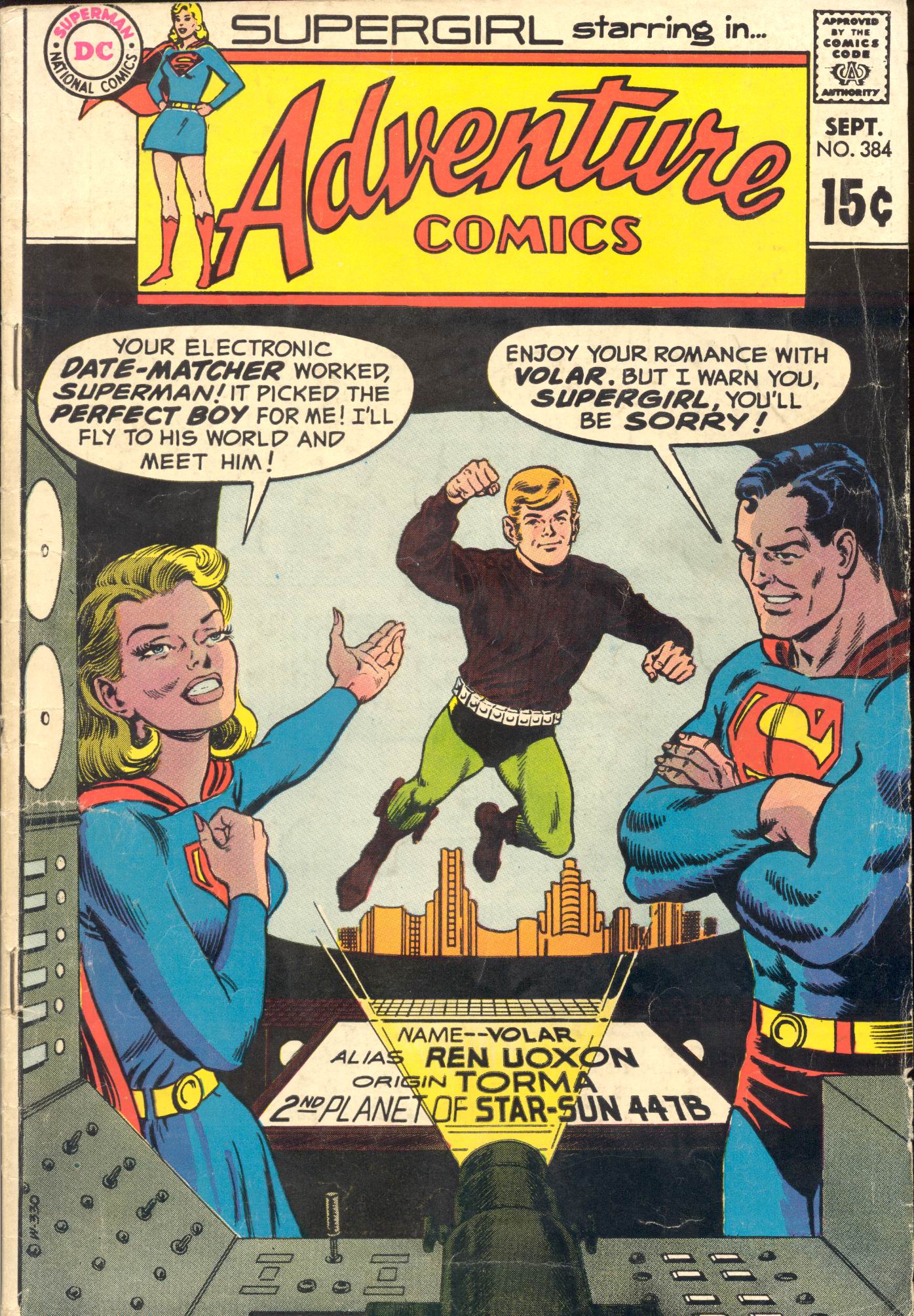 Read online Adventure Comics (1938) comic -  Issue #384 - 1