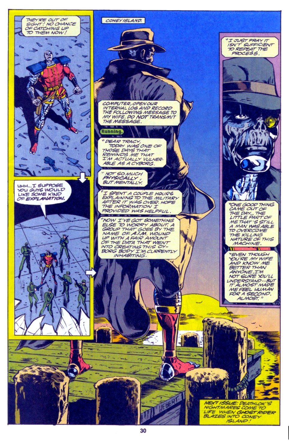 Read online Deathlok (1991) comic -  Issue #8 - 23