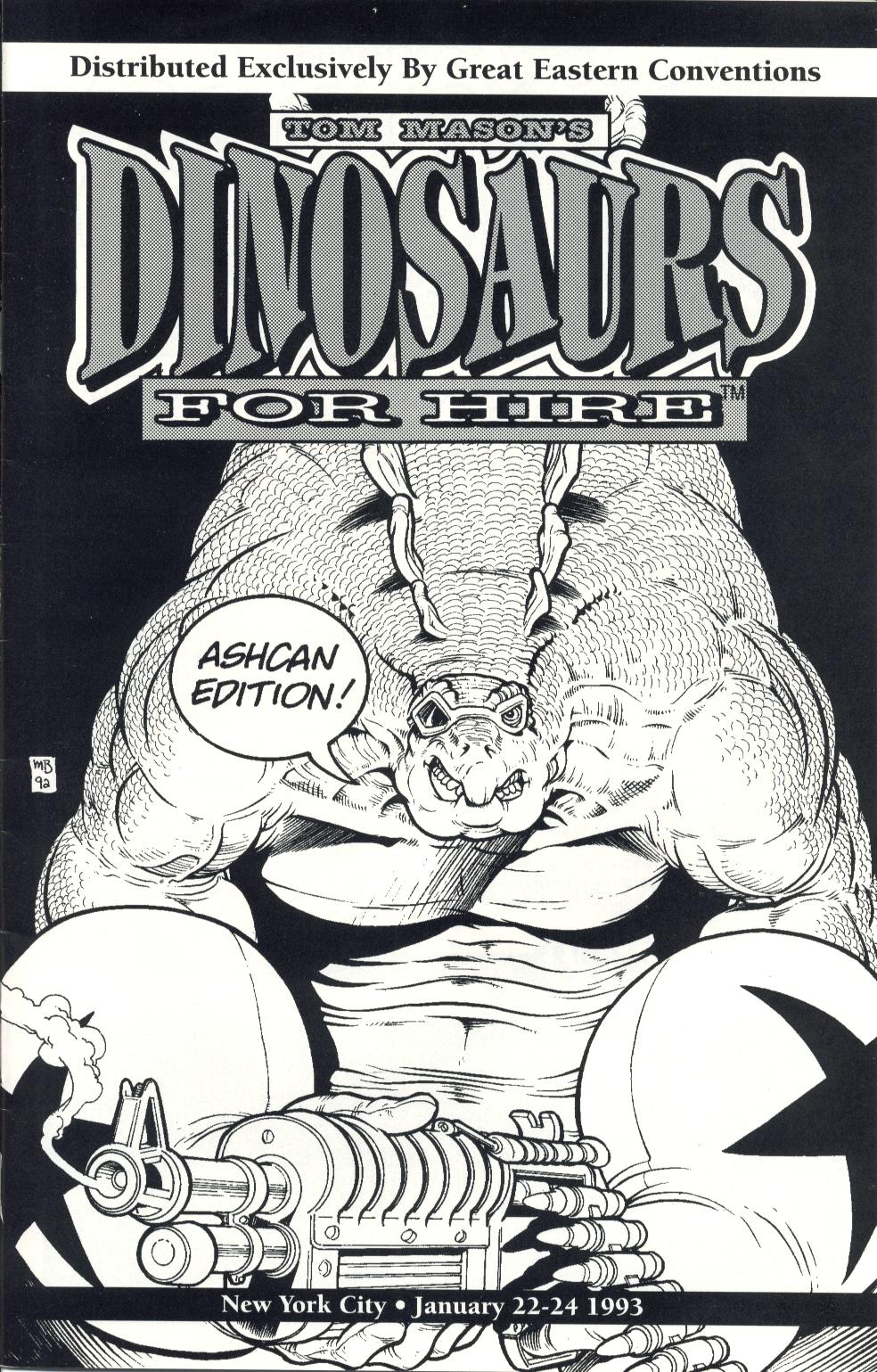 Read online Dinosaurs For Hire comic -  Issue # _Ashcan - 1