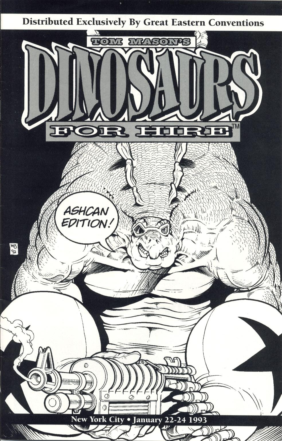Dinosaurs For Hire Ashcan Page 1