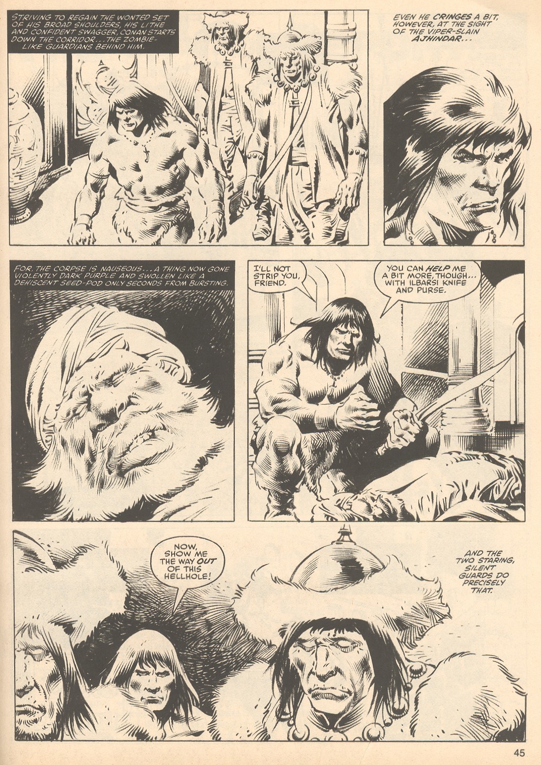 Read online The Savage Sword Of Conan comic -  Issue #53 - 45