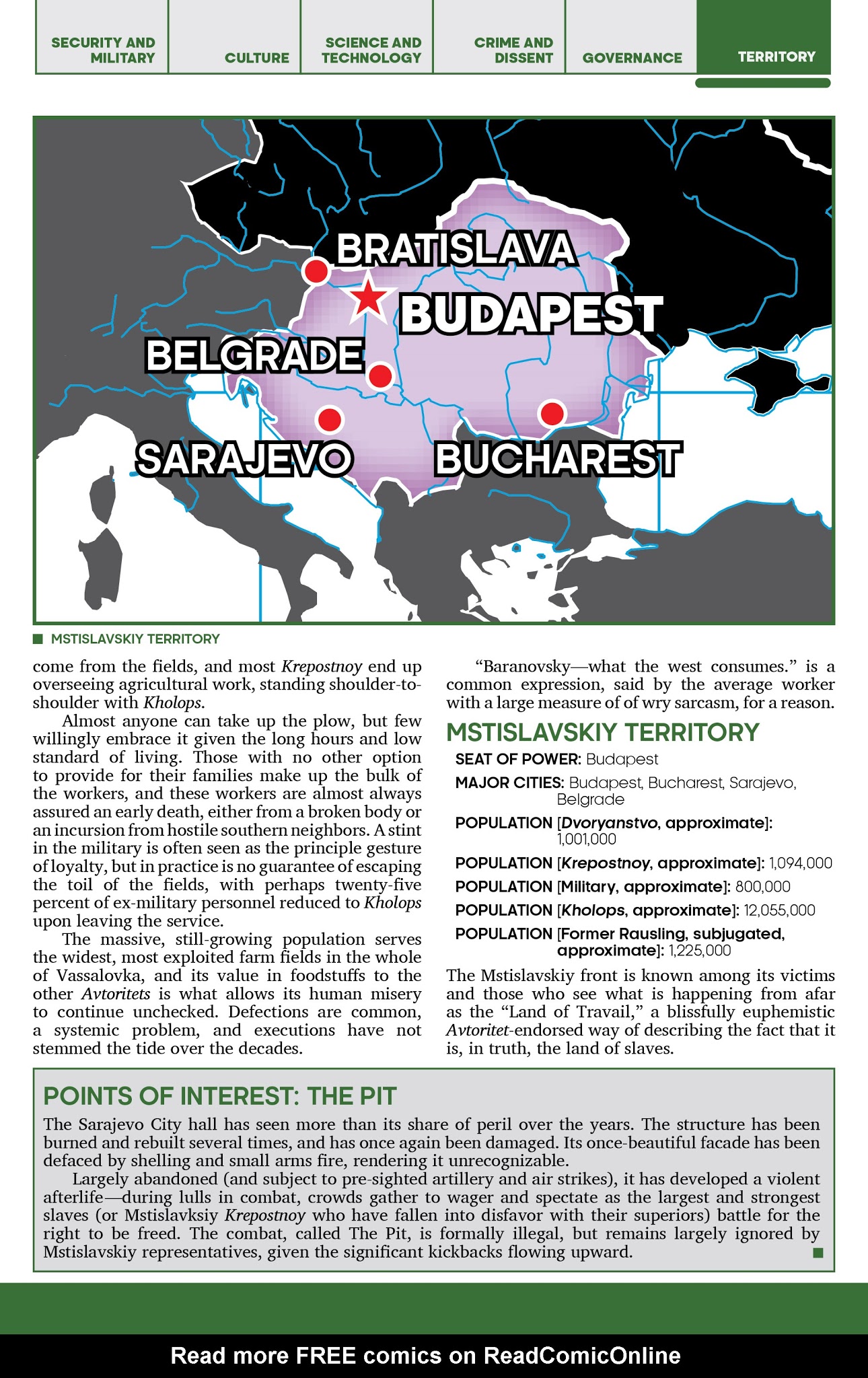 Read online Lazarus Sourcebook comic -  Issue # Vol. 3 - 11
