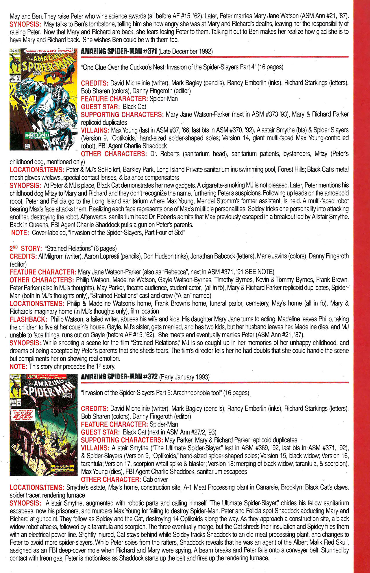 Read online Official Index to the Marvel Universe comic -  Issue #9 - 5